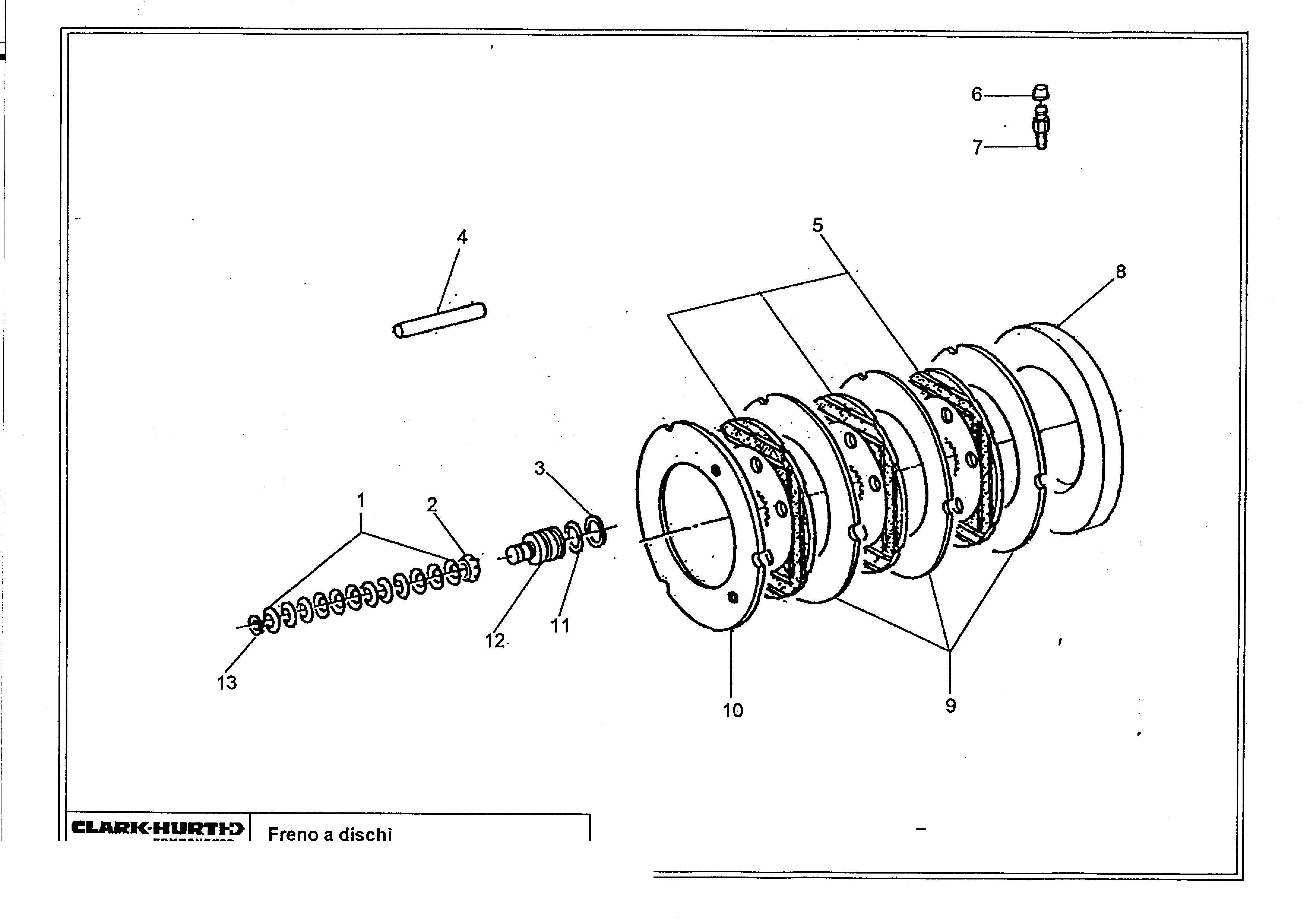 drawing for HURTH 738.07.610.013 - FRICTION PLATE (figure 3)