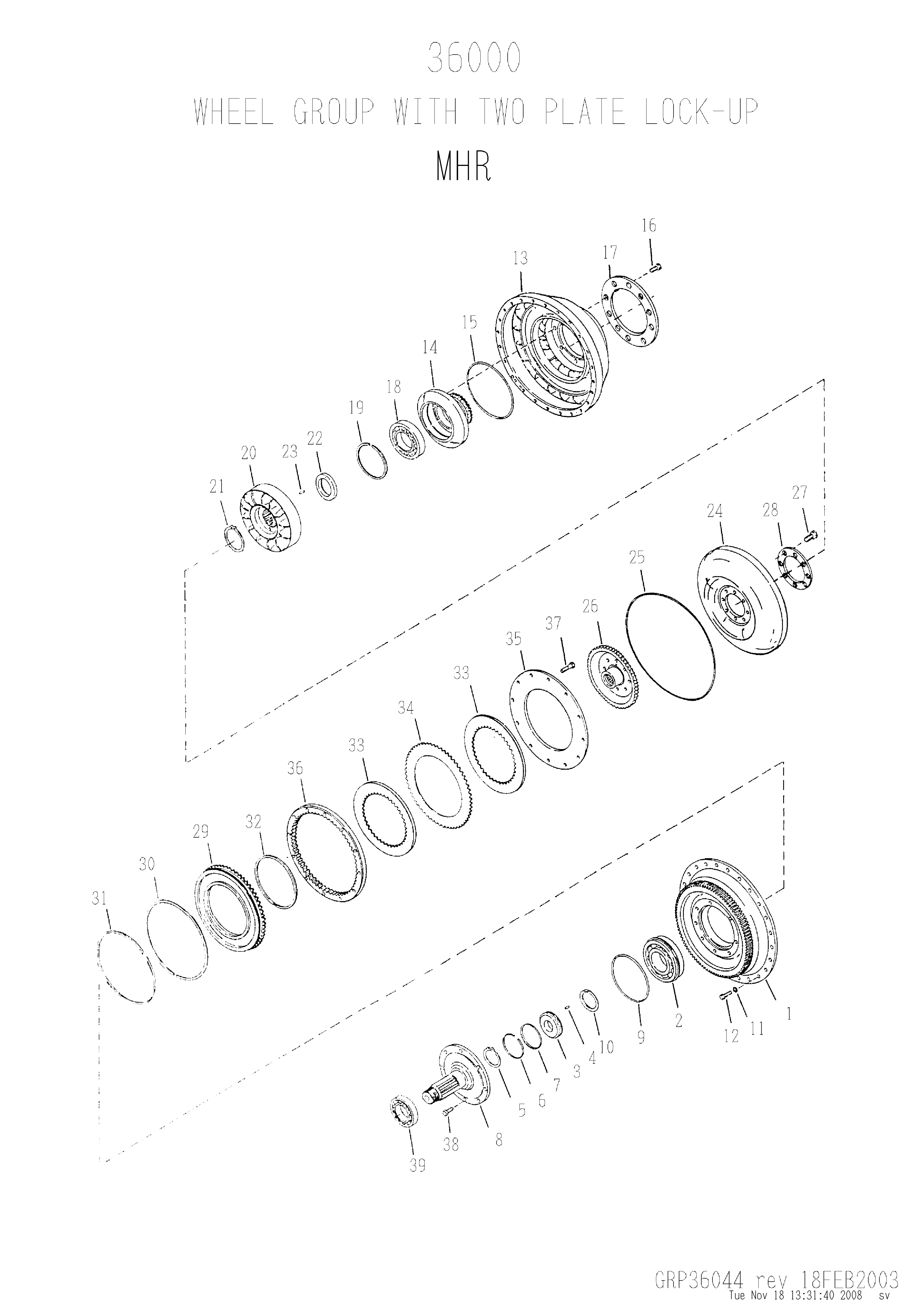 drawing for SANY 60099576 - HUB (figure 3)