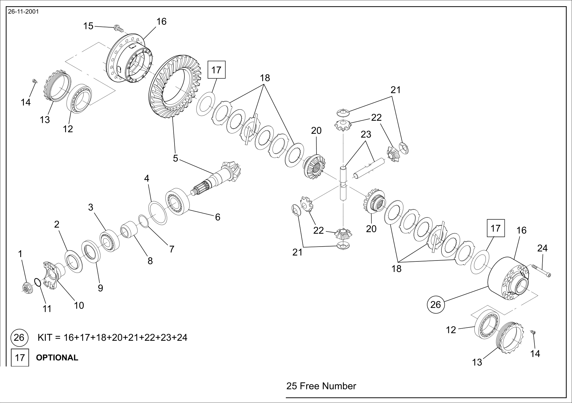 drawing for CNH NEW HOLLAND 72111356 - FLANGE (figure 1)