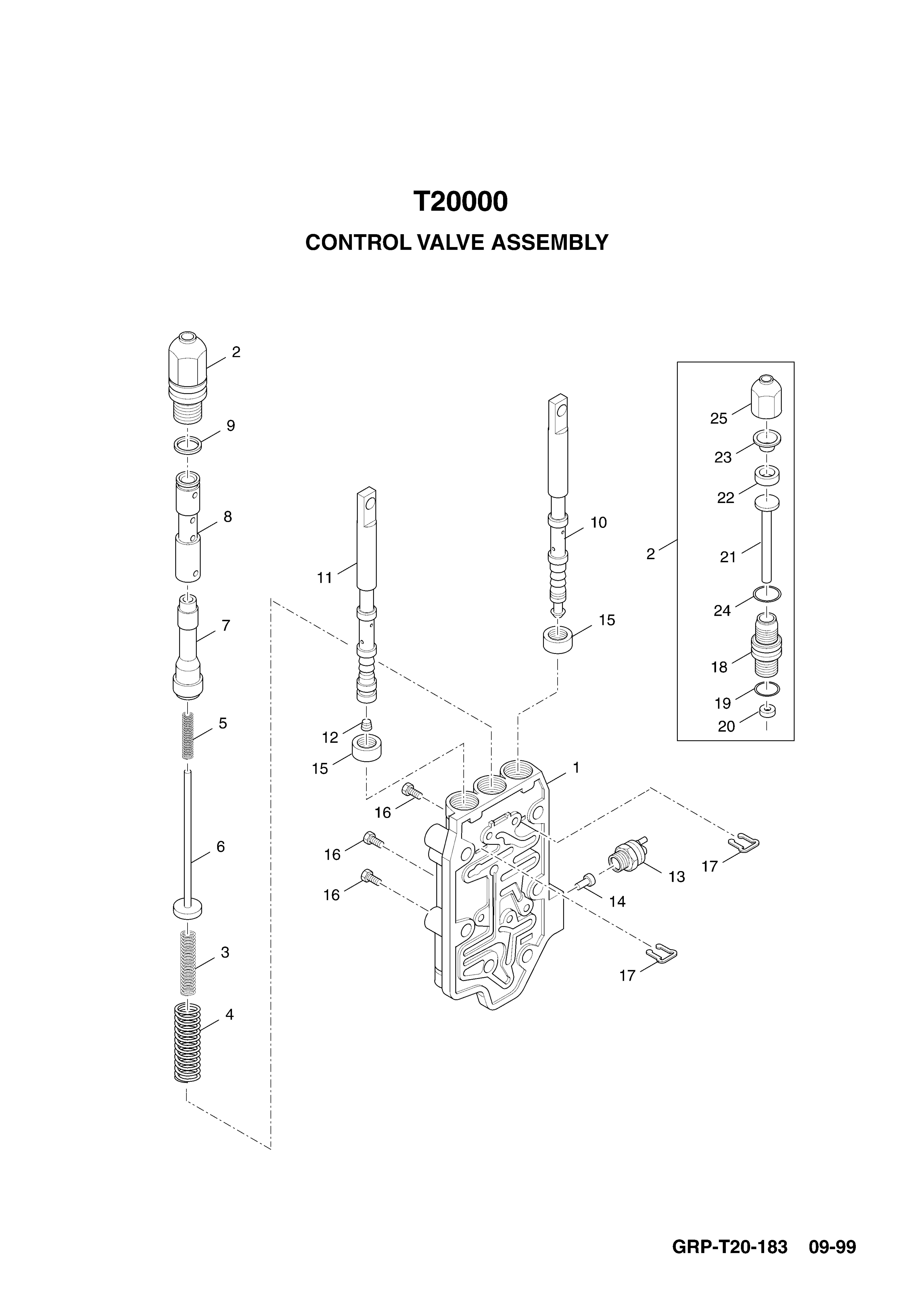 drawing for LOADLIFTER MANUFACTURING 102035 - STOP (figure 2)