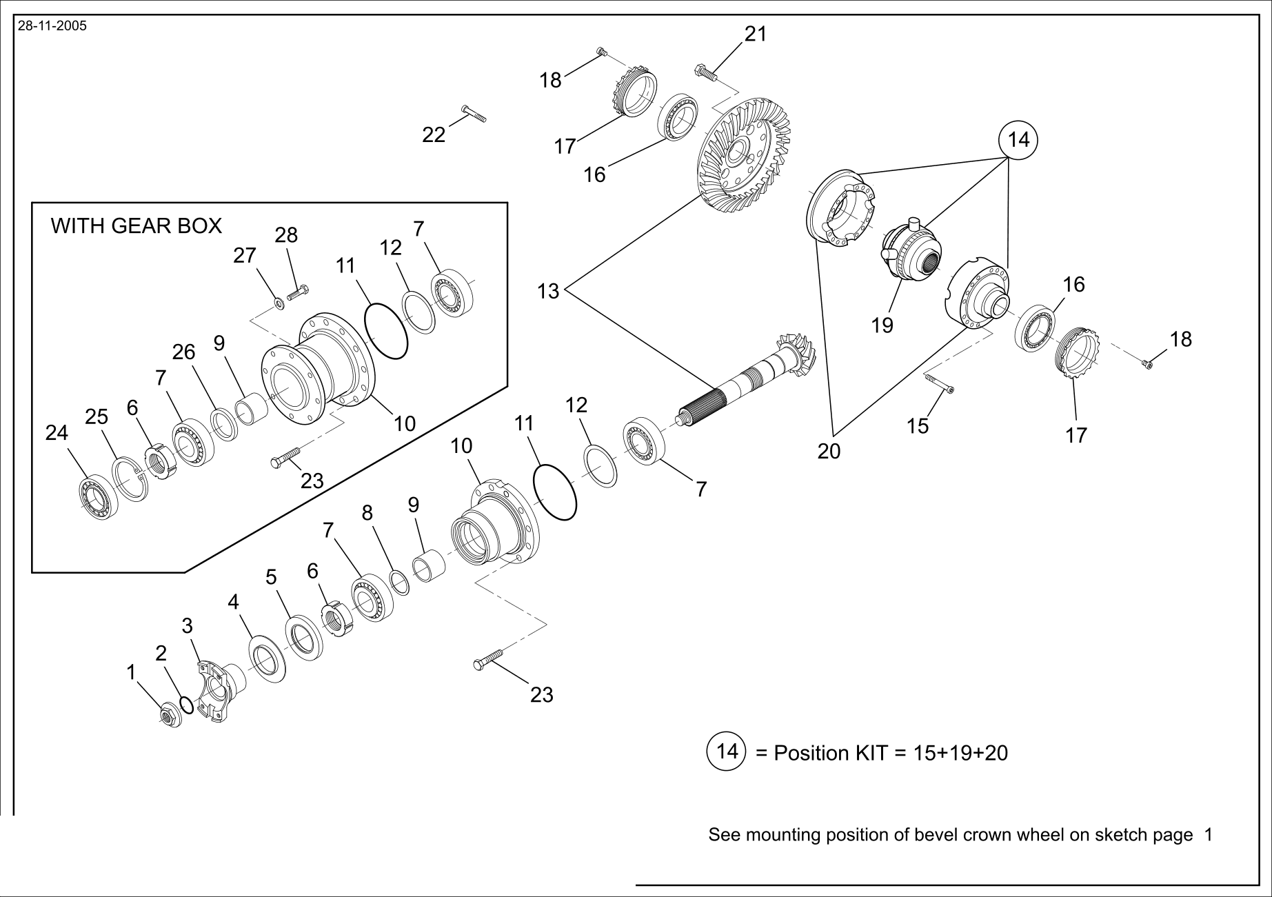 drawing for CNH NEW HOLLAND 59146415 - NUT (figure 3)