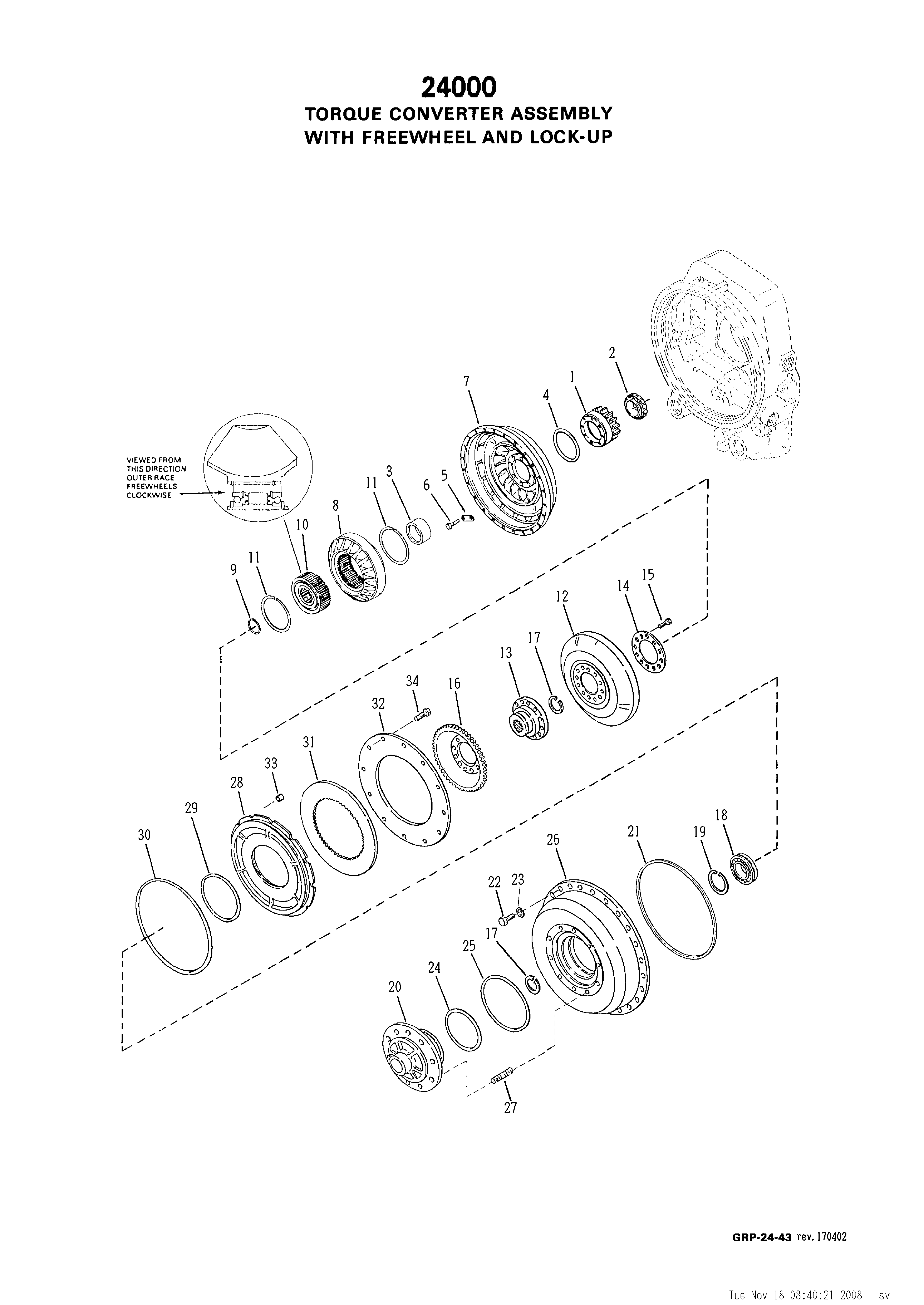 drawing for SWINGMASTER 8700084 - O RING (figure 1)