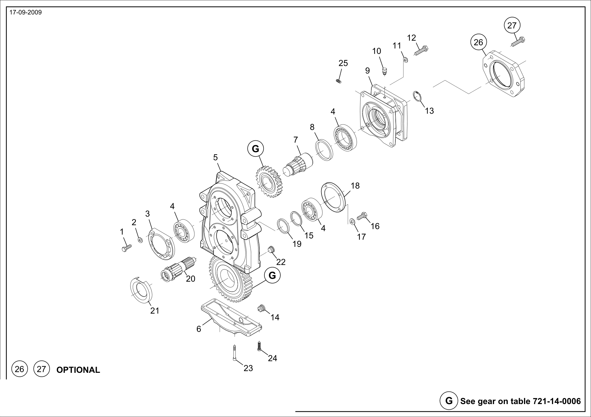 drawing for MECALAC 565A0039 - COVER (figure 1)