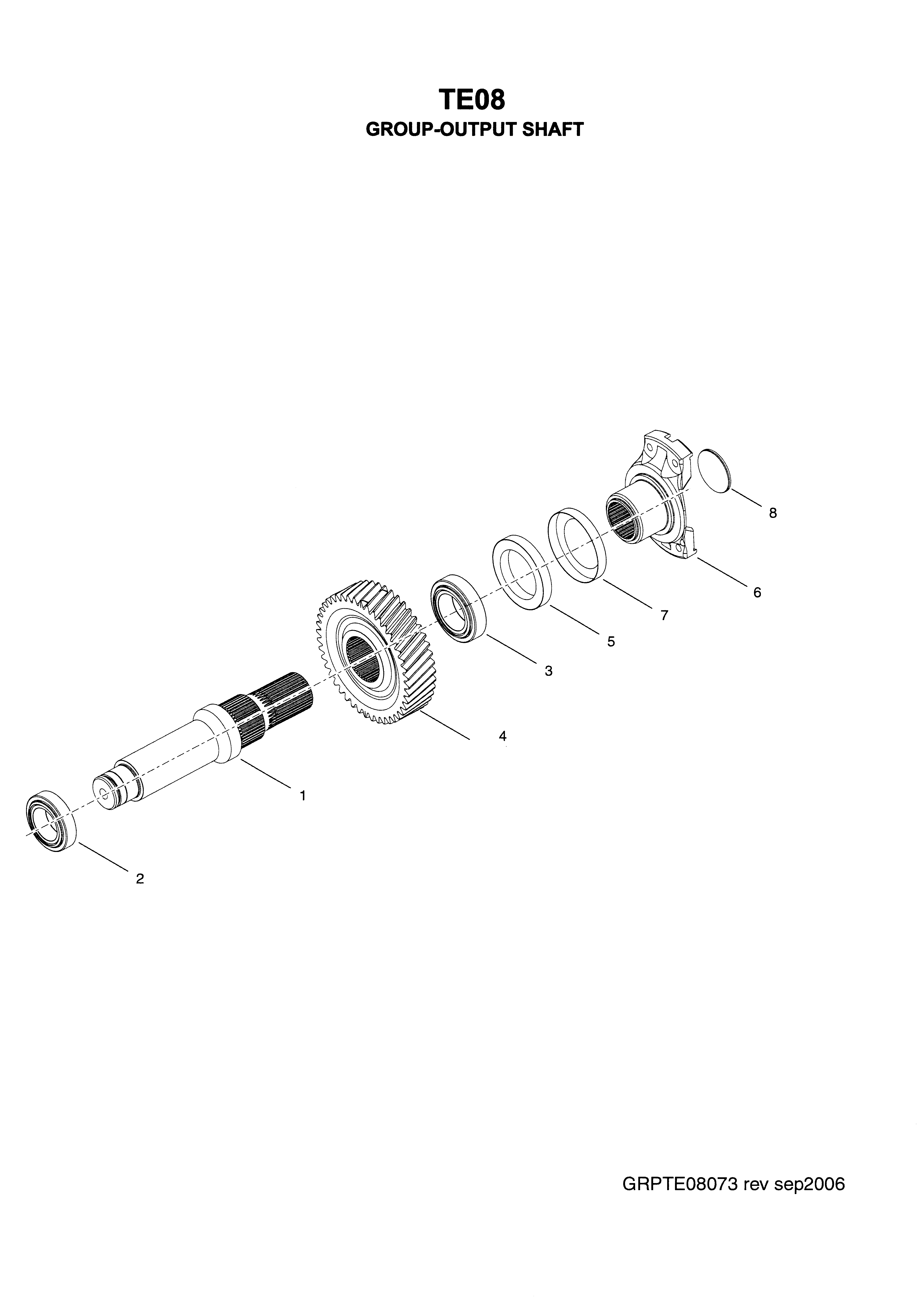 drawing for CNH NEW HOLLAND 87691724 - BEARING ASSY (figure 1)