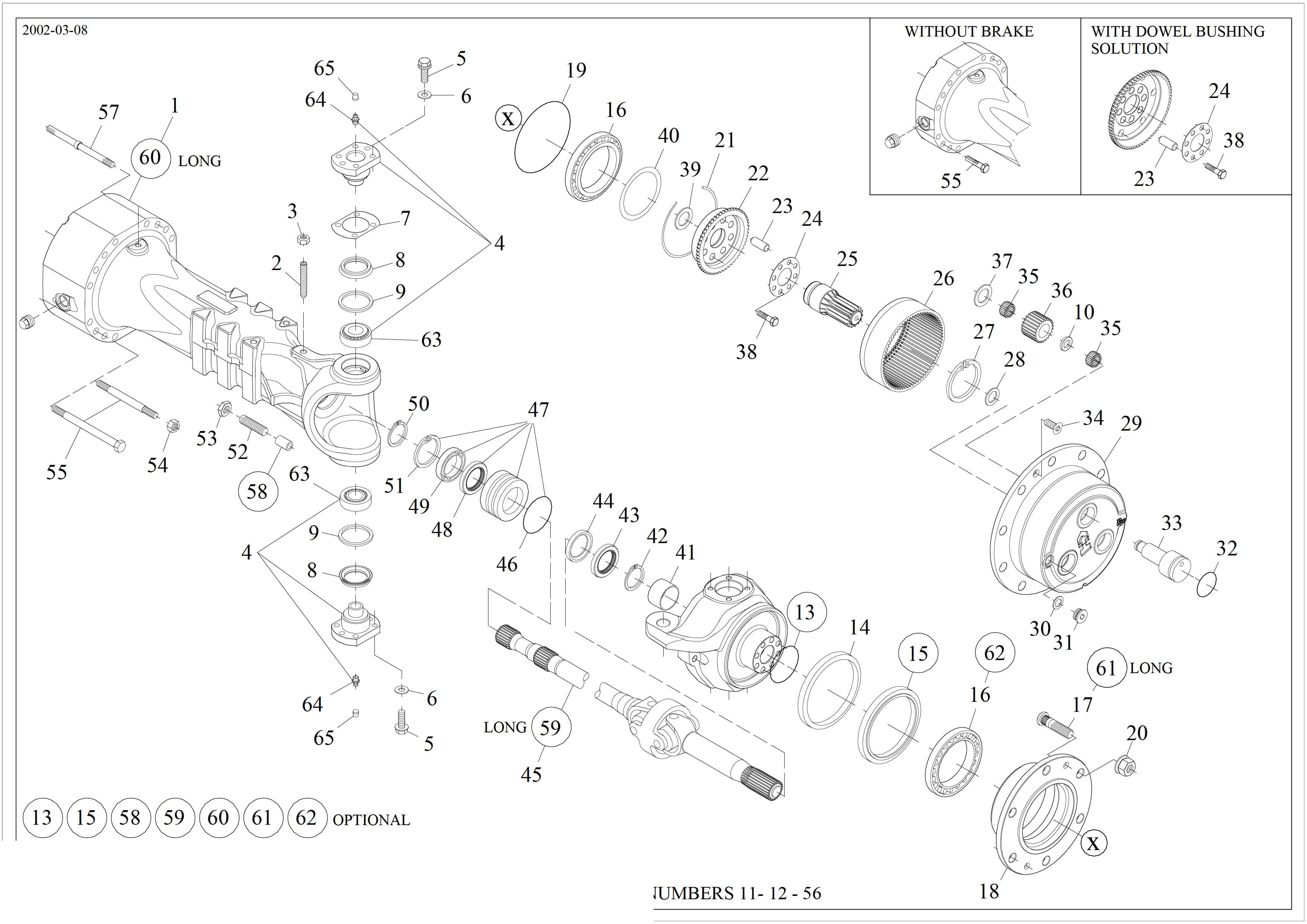 drawing for WALDON 401935 - TAPER ROLLER BEARING (figure 5)