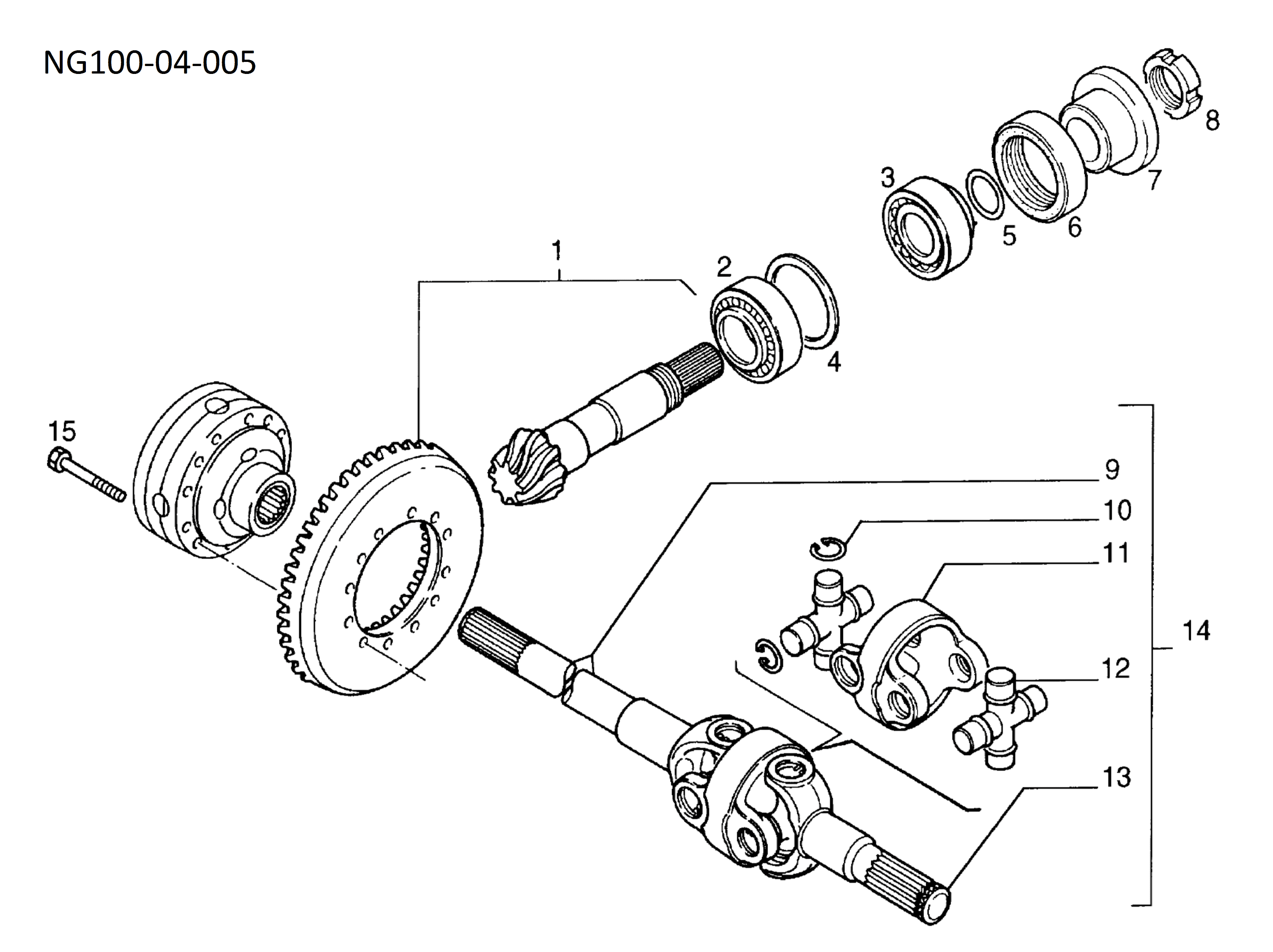 drawing for McCORMICK 3015046X1 - BOLT (figure 1)