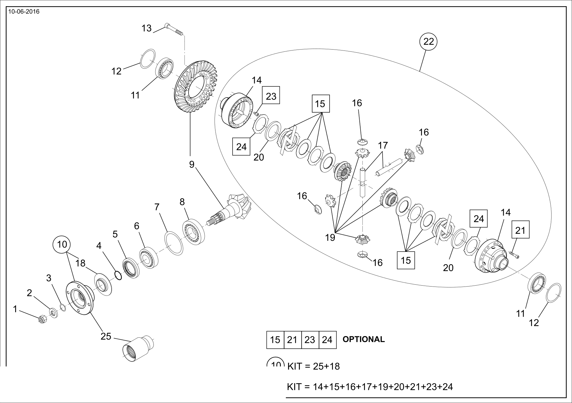 drawing for KRAMER 1000049088 - NUT (figure 3)