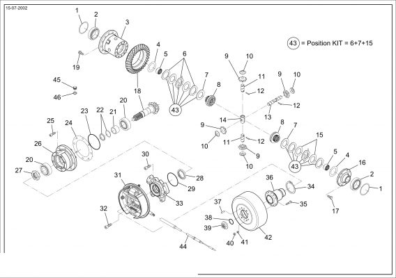 drawing for VENIERI 243.3.119 - PIN (figure 3)