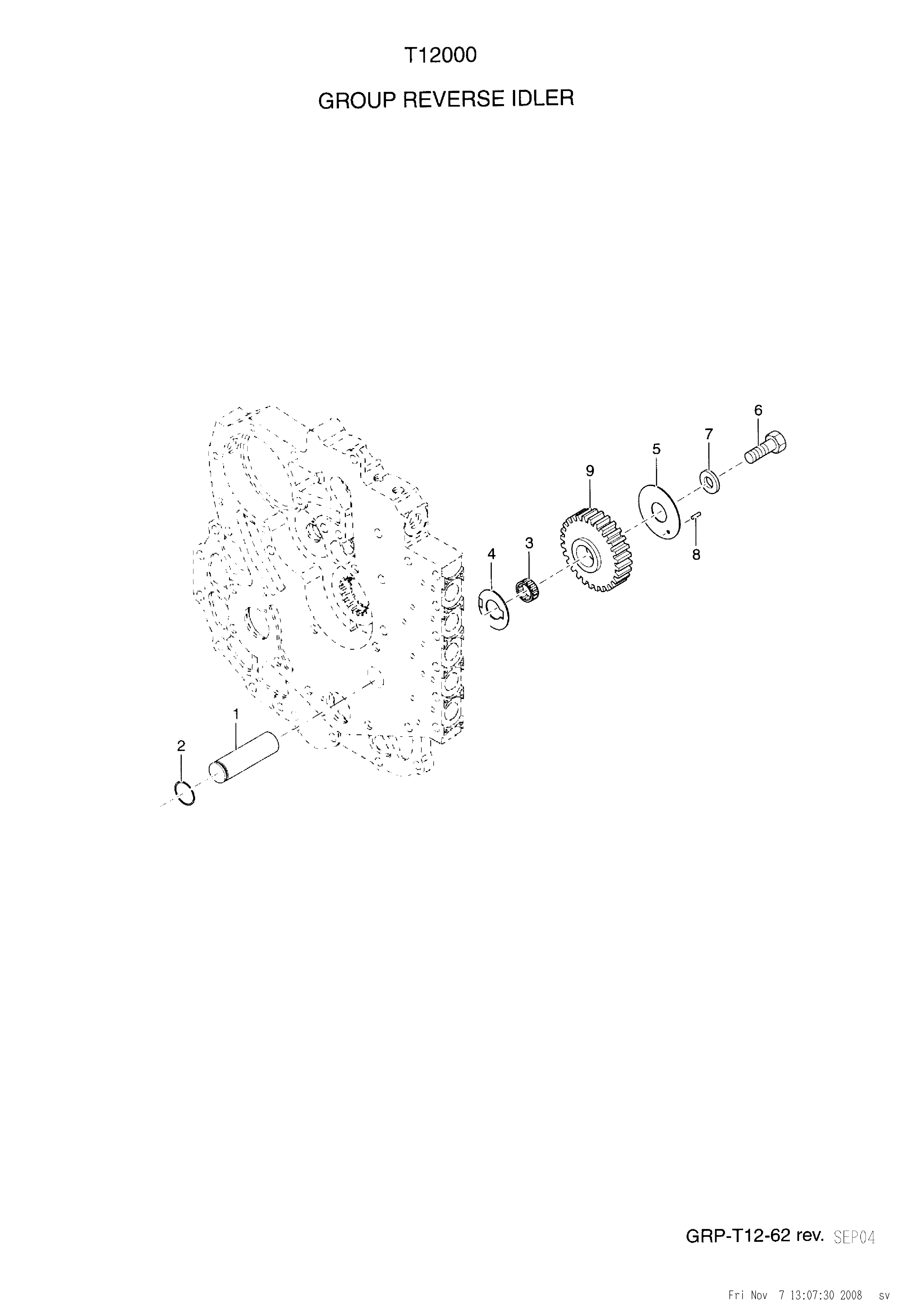 drawing for CNH NEW HOLLAND 219243A1 - SHAFT (figure 1)