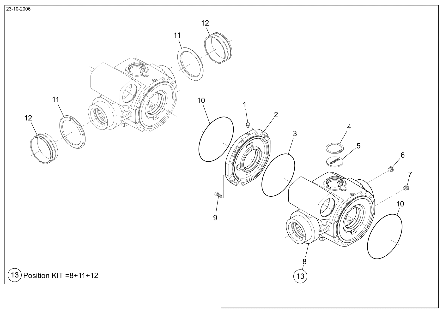 drawing for CNH NEW HOLLAND 72111411 - SEAL - O-RING (figure 5)