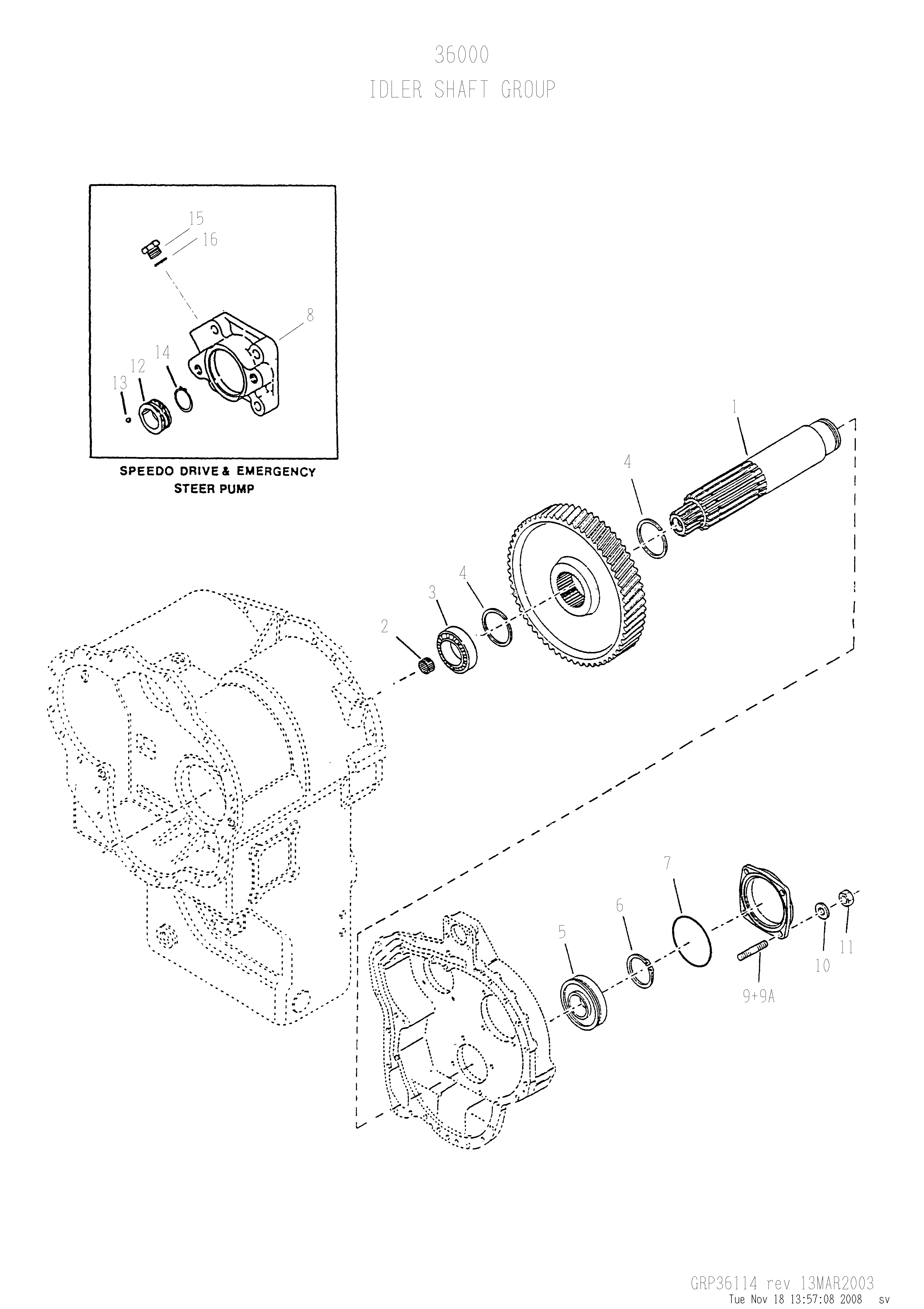 drawing for CLAAS 03197810 - BEARING (figure 2)