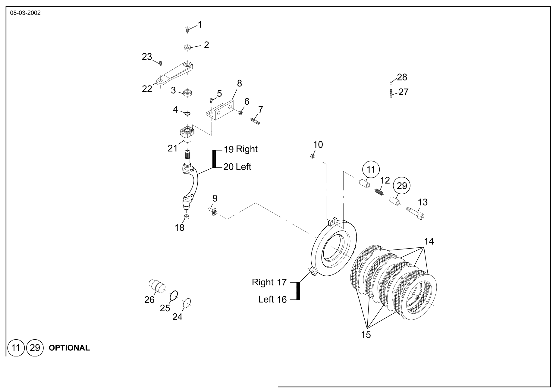 drawing for FMC FM2632MP - INTERMEDIATE BRAKE DISC (figure 4)