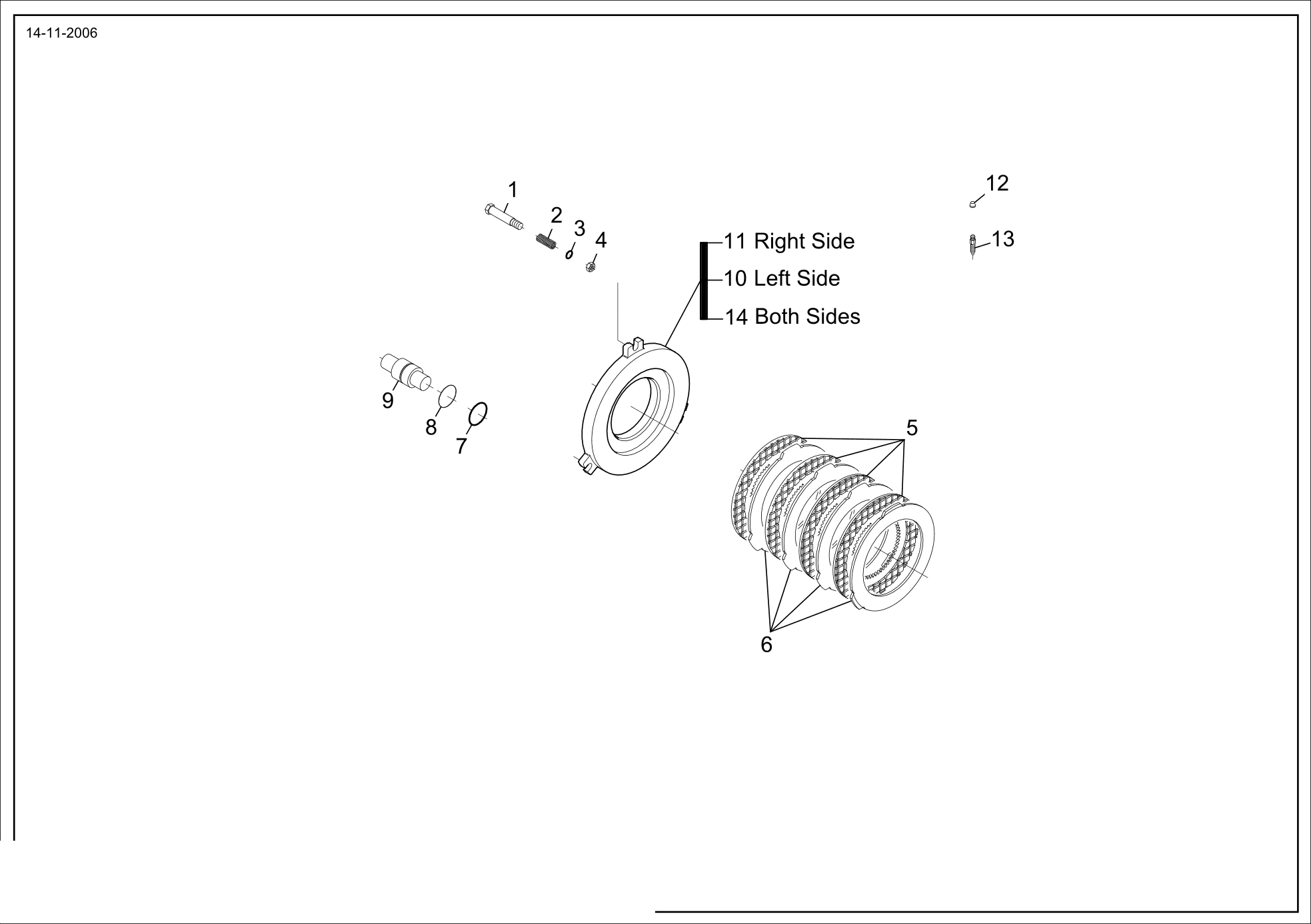 drawing for FAI HU7347402 - BRAKE DISC (figure 5)