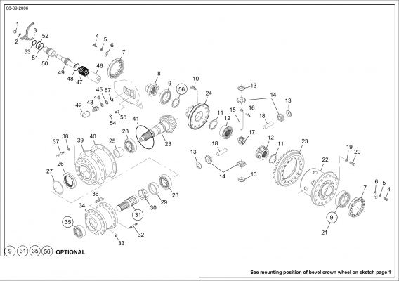 drawing for TIMKEN 32214-90KA1 - TAPER ROLLER BEARING (figure 2)