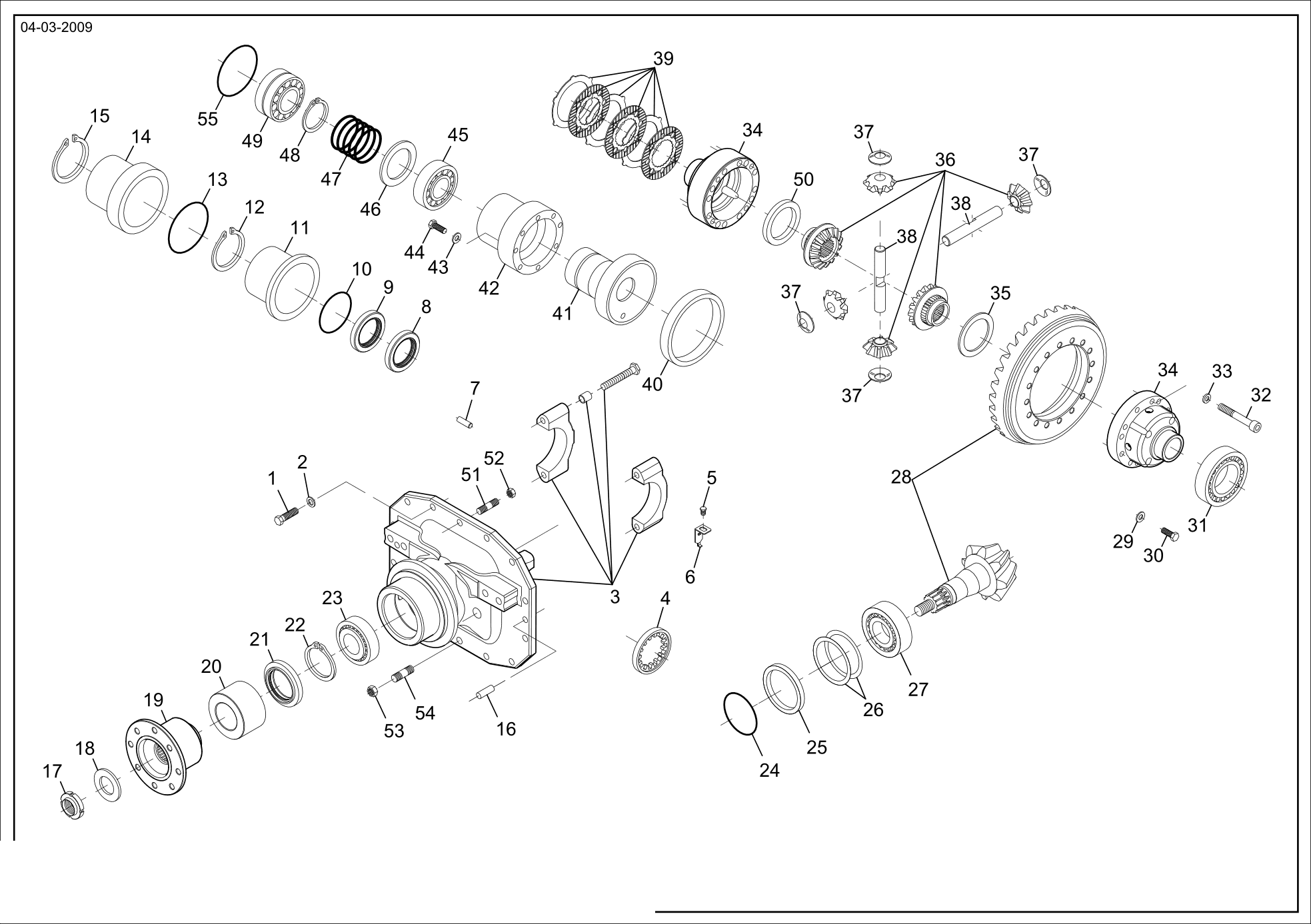 drawing for MASSEY FERGUSON 000245025A - SPACER (figure 2)