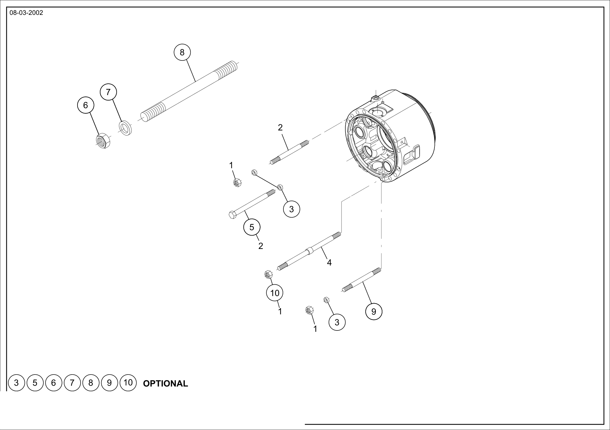 drawing for CNH NEW HOLLAND 76086043 - BOLT (figure 4)