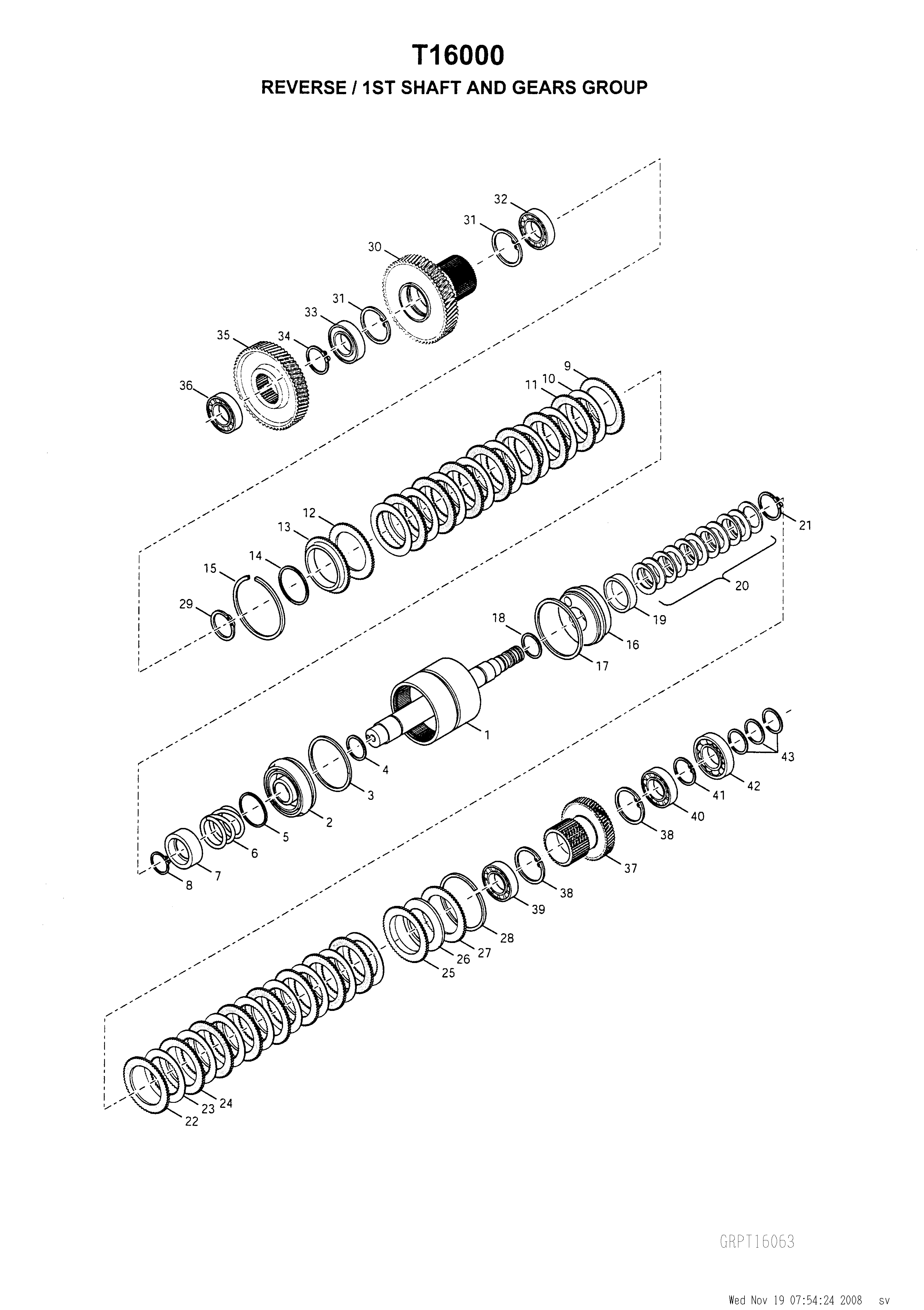 drawing for CNH NEW HOLLAND 9970039 - BEARING (figure 1)