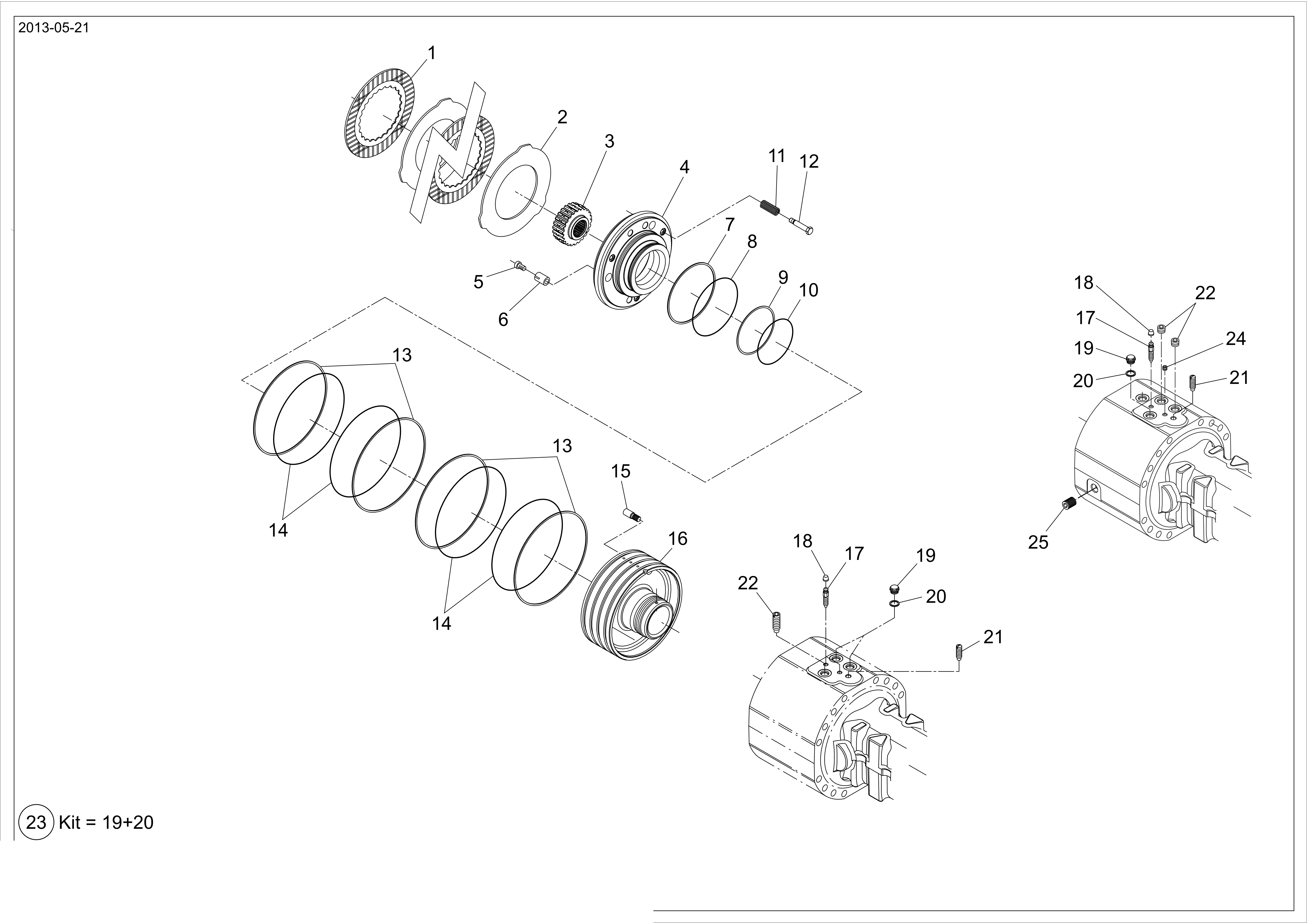 drawing for WACKER NEUSON 1000106322 - SEAL - O-RING (figure 3)