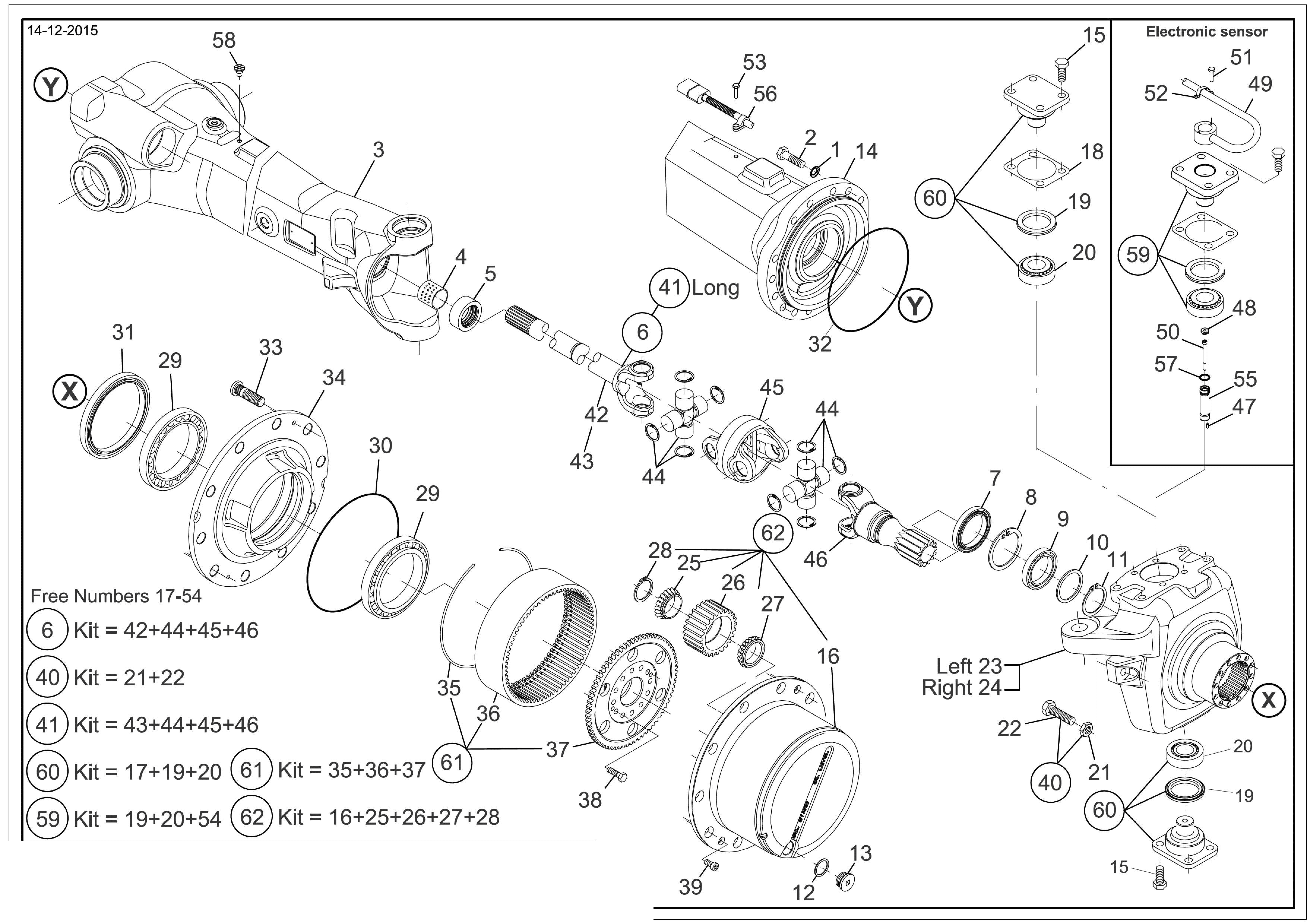 drawing for AGCO VLA9316 - TAPER ROLLER BEARING (figure 4)