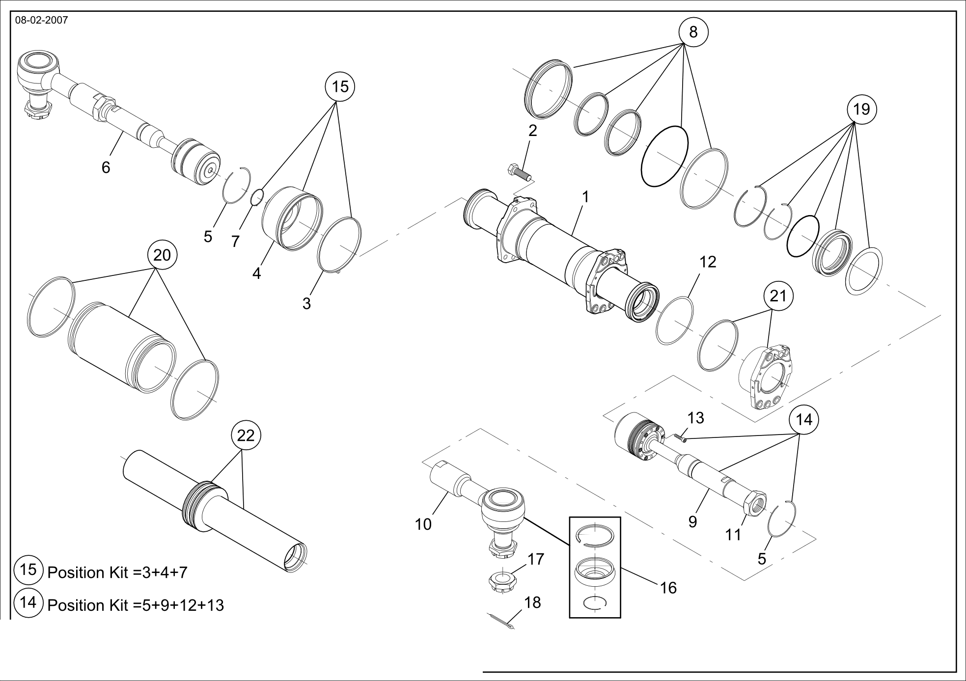 drawing for CNH NEW HOLLAND 71477147 - HEXAGON BOLT (figure 1)