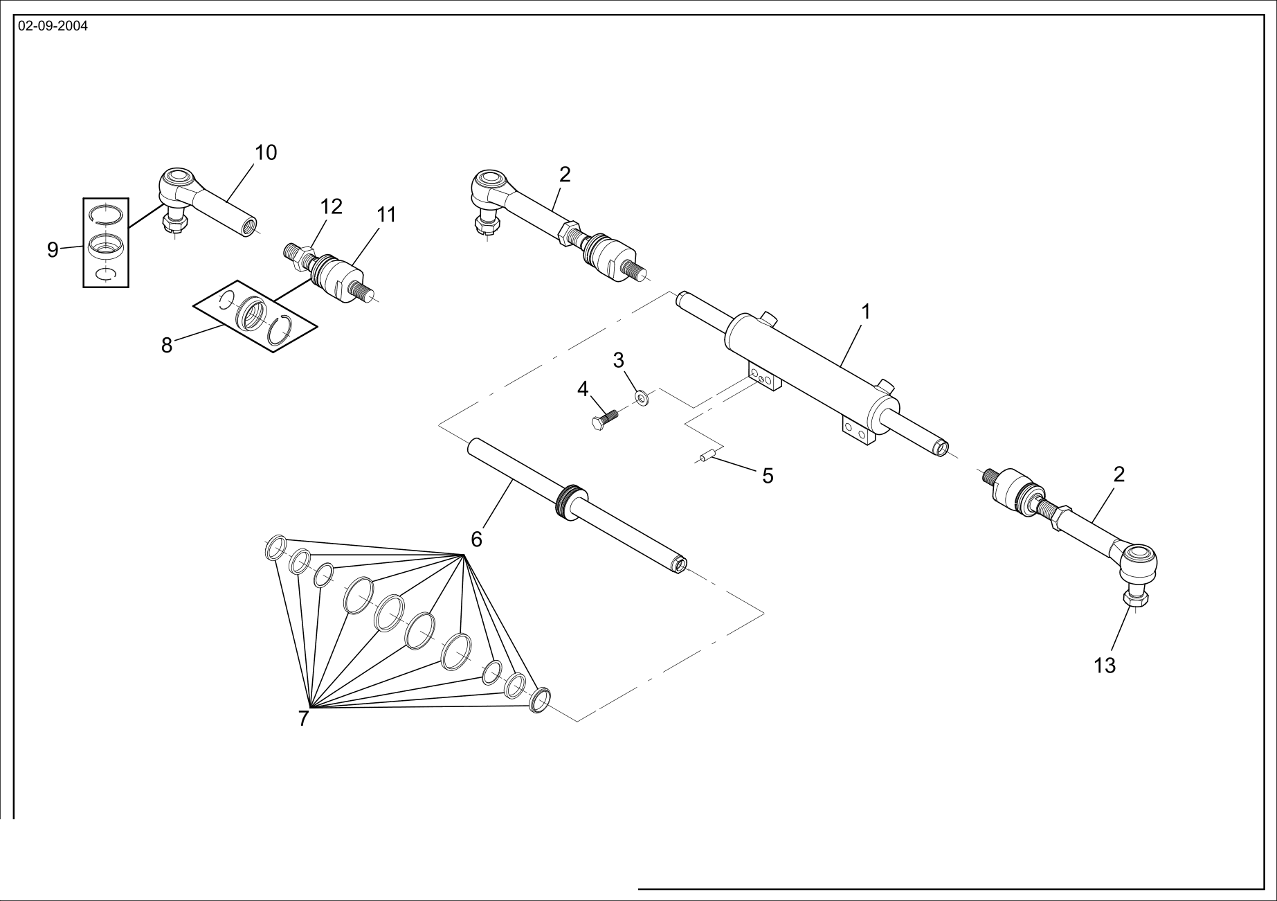 drawing for AGCO 6093907 - SELF LOCKING NUT (figure 4)