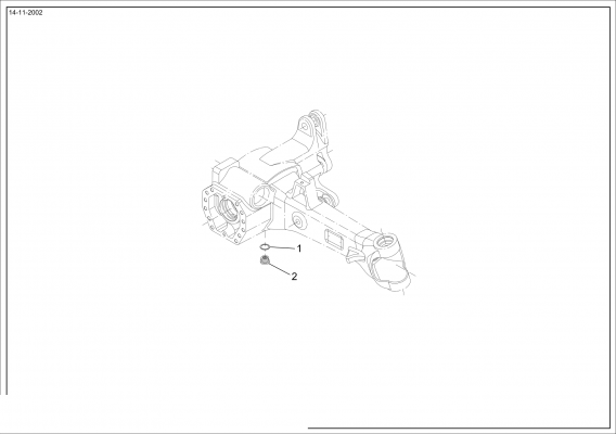 drawing for CNH NEW HOLLAND 98-042403 - GASKET (figure 5)