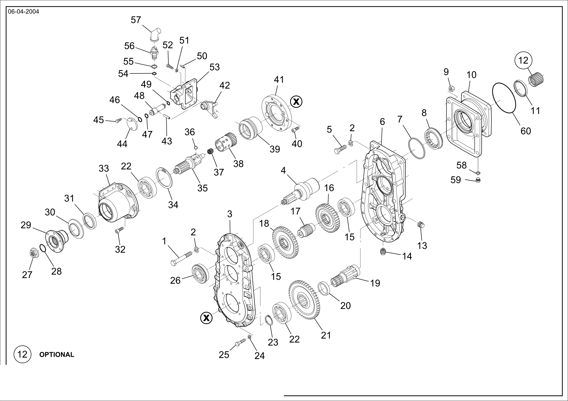 drawing for KRAMER 1000084960 - SEAL - ROTARY SHAFT (figure 1)