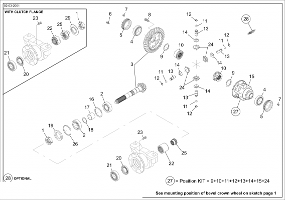 drawing for CNH NEW HOLLAND 71477074 - DIFFERENTIAL (figure 4)