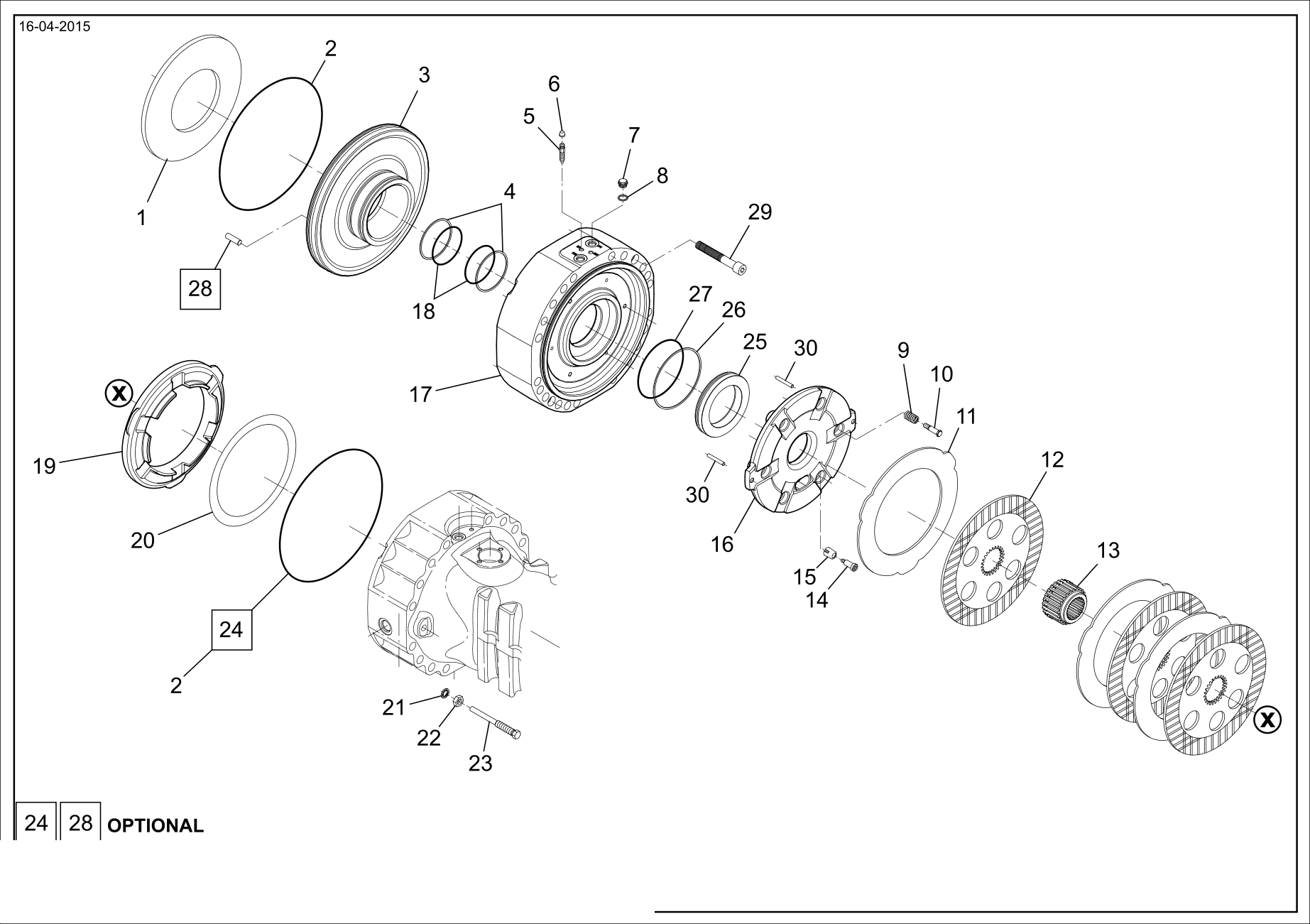 drawing for FMC FM6127 - BRAKE DISC (figure 5)