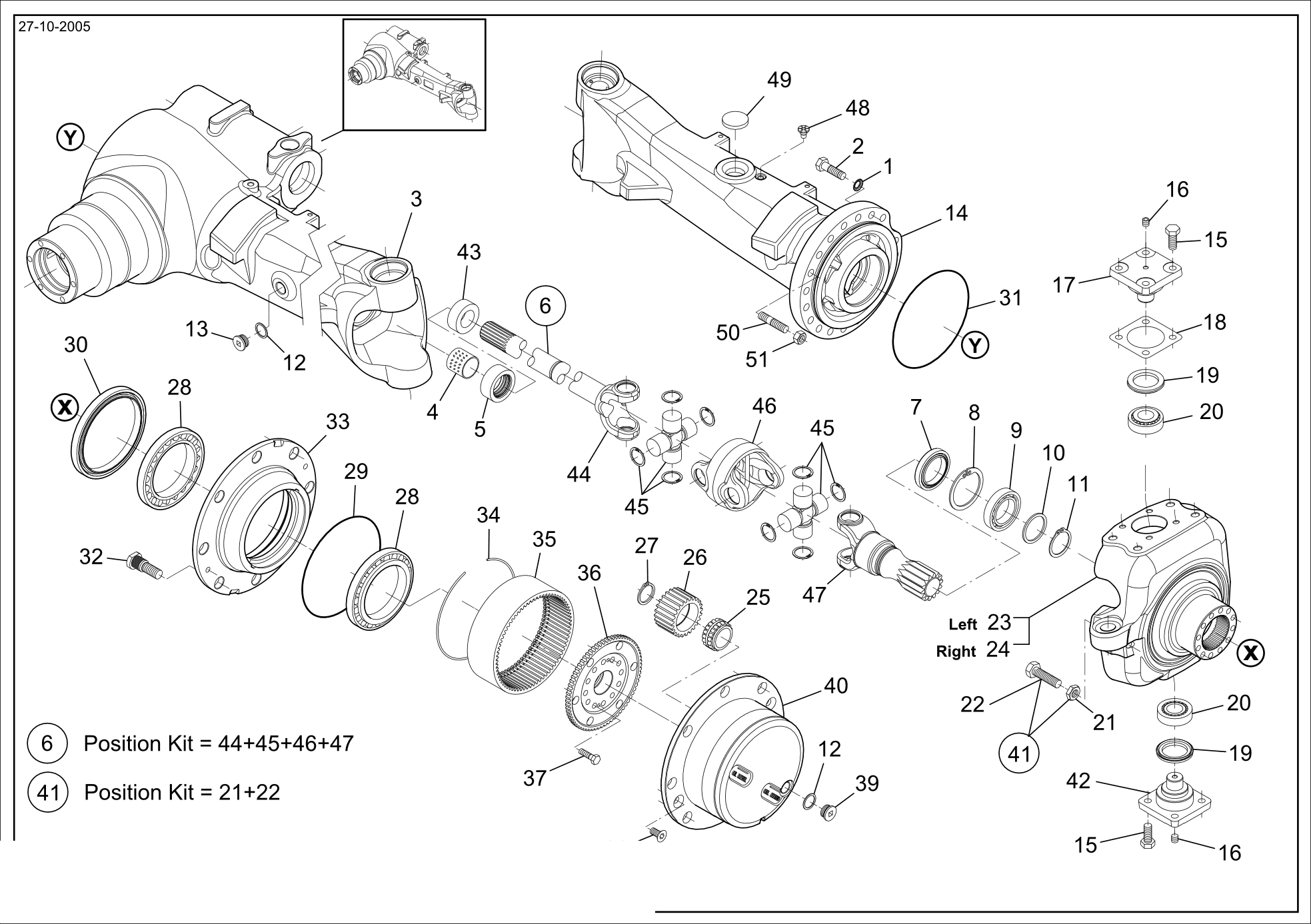 drawing for CNH NEW HOLLAND 87611443 - RING GEAR (figure 4)