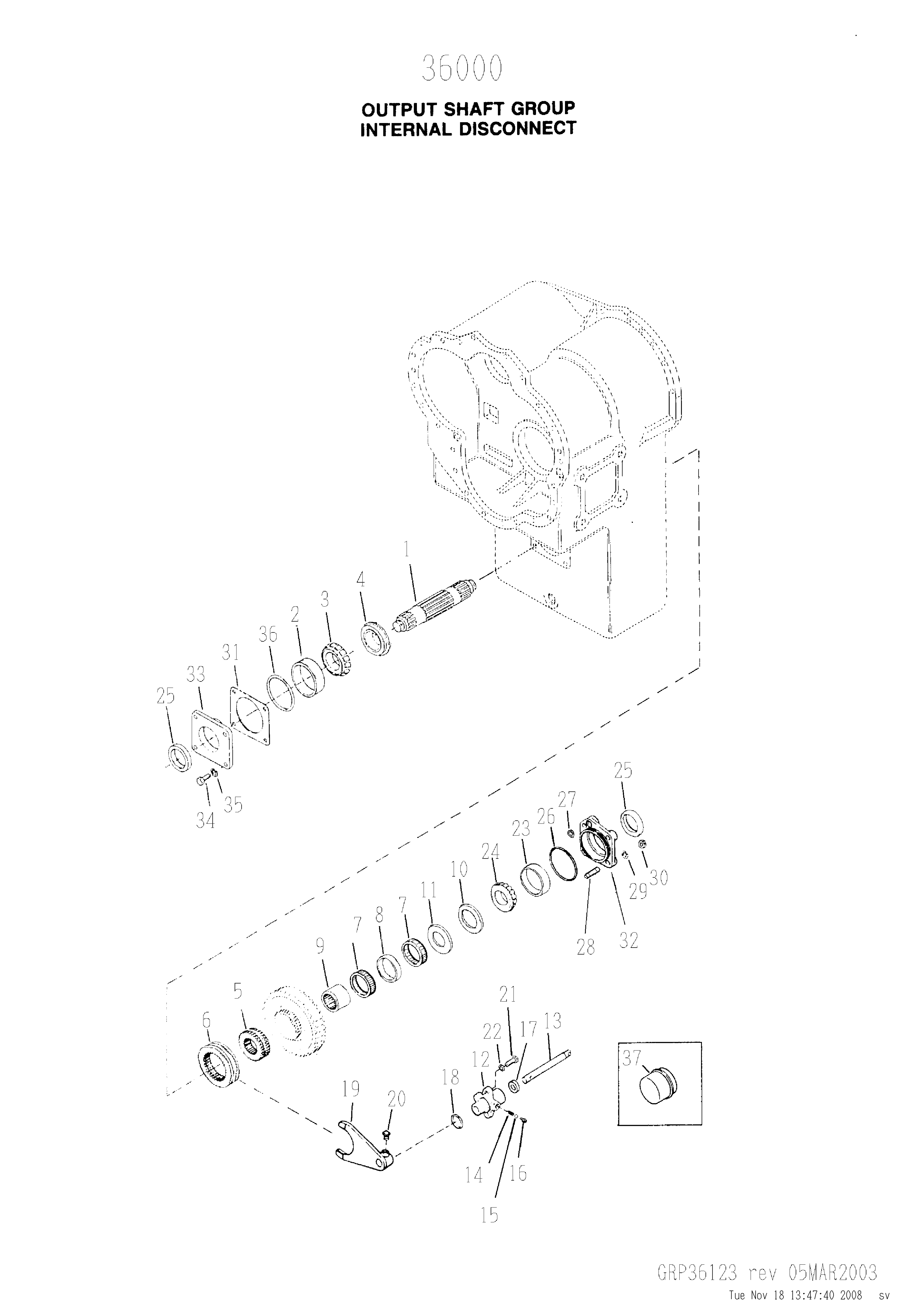 drawing for VALLEE CK231884 - OIL SEAL (figure 3)