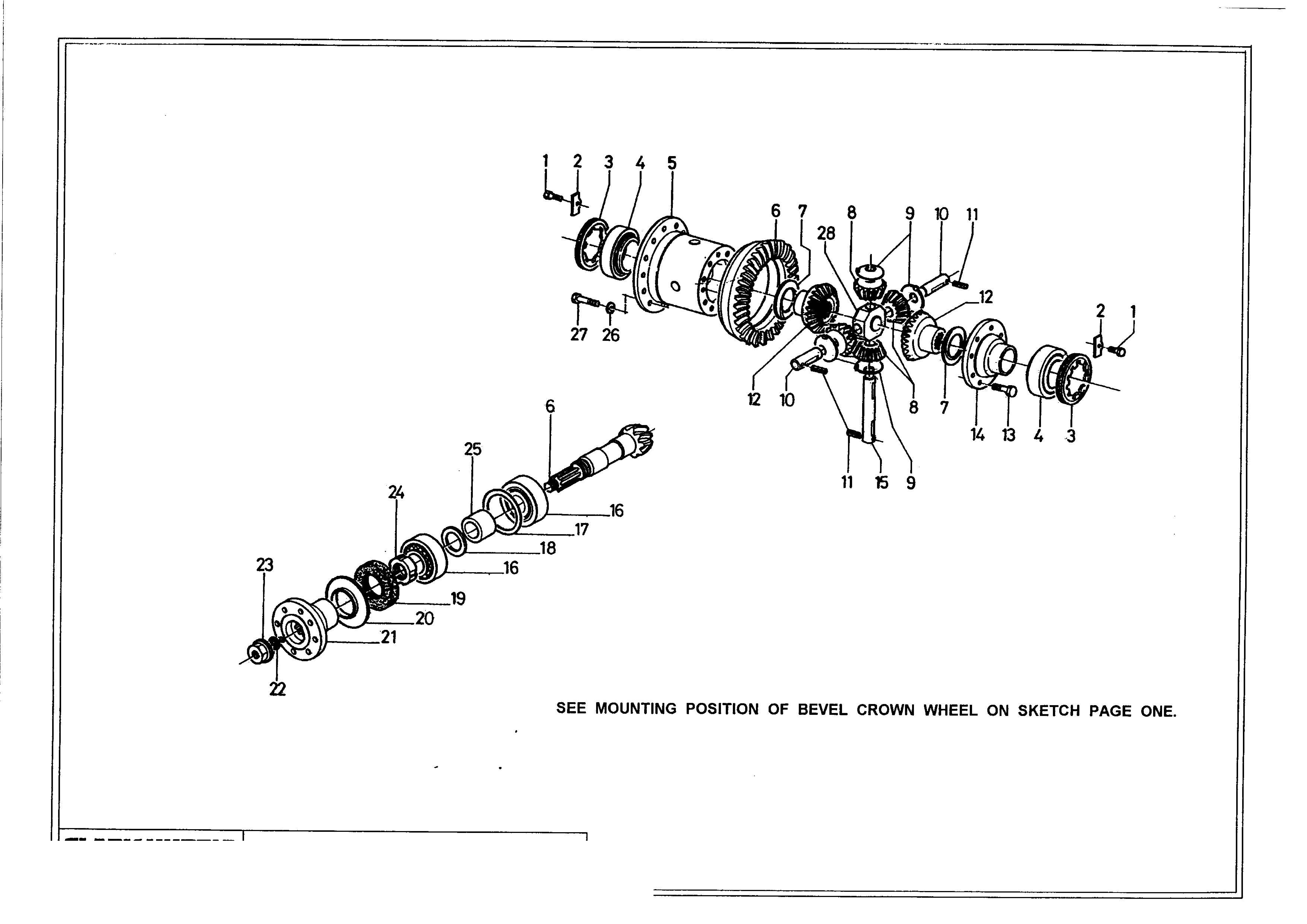 drawing for BUCYRUS 015424-2-24 - DIFFERENTIAL PINION (figure 4)