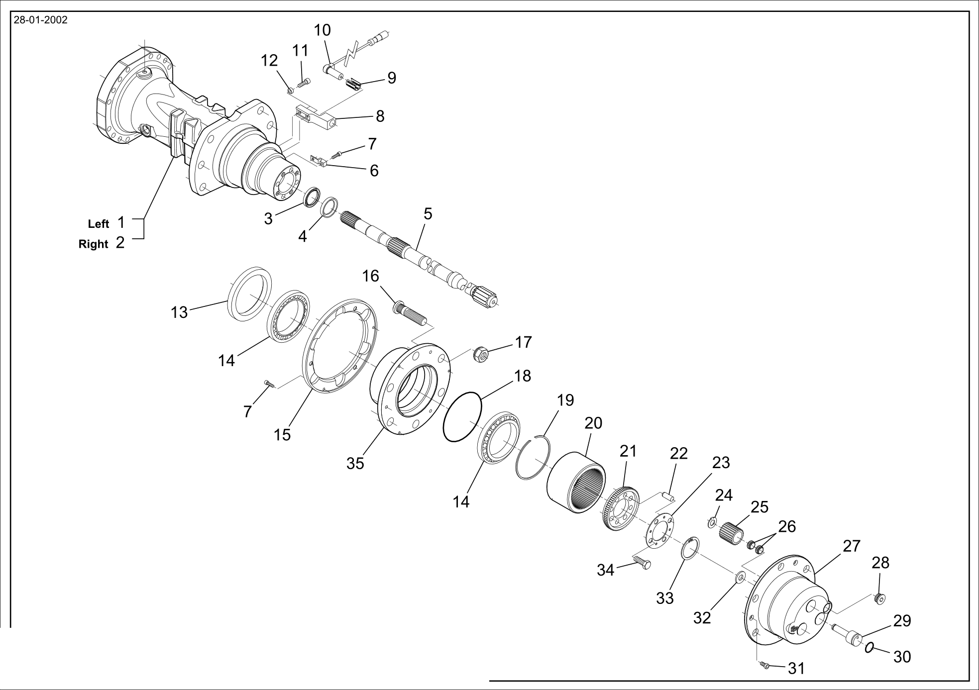 drawing for AEBI SCHMIDT GMBH 111.3533 - NEEDLE BEARING (figure 3)