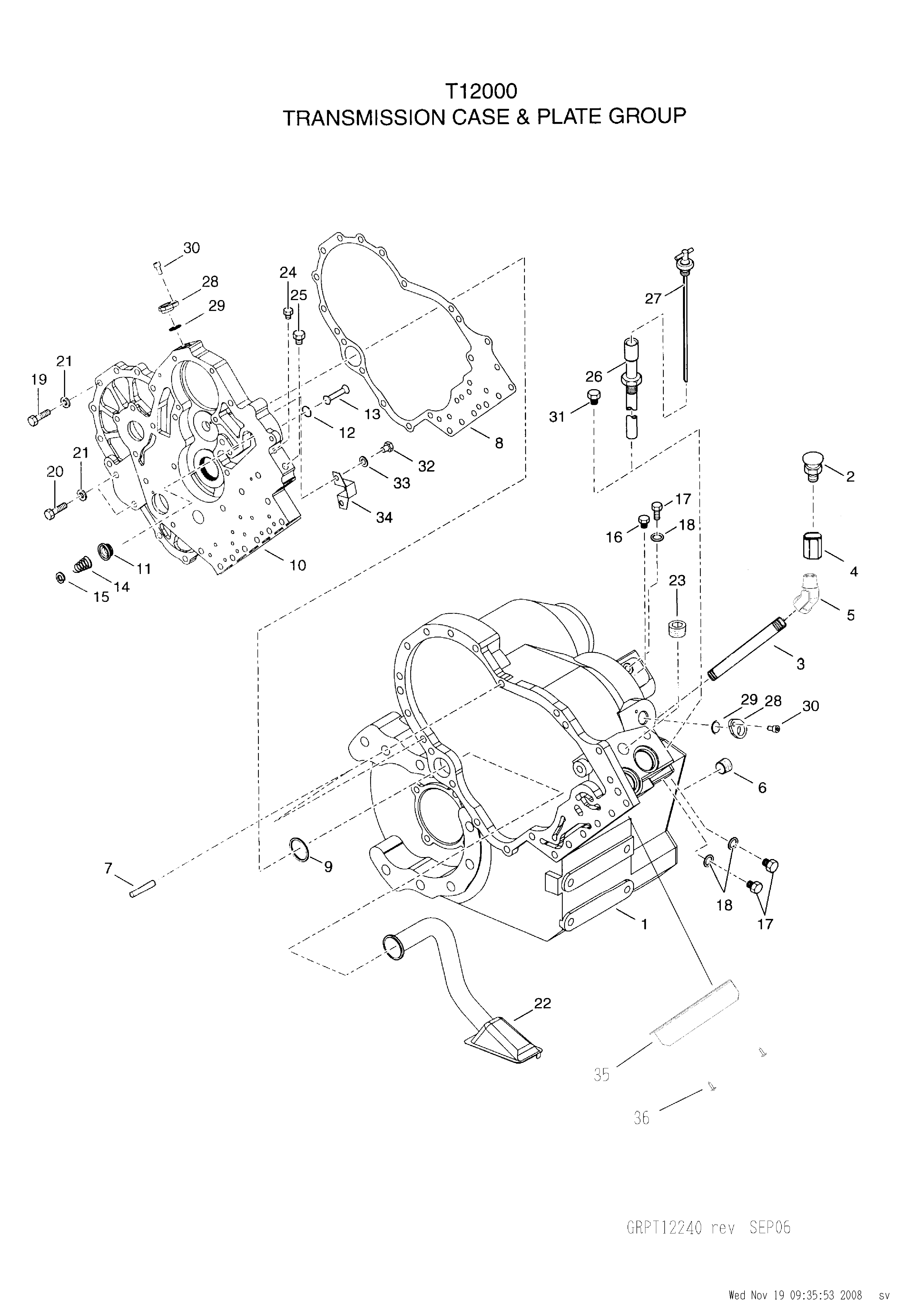 drawing for HOIST LIFT TRUCKS M04499 - SEAL (figure 2)