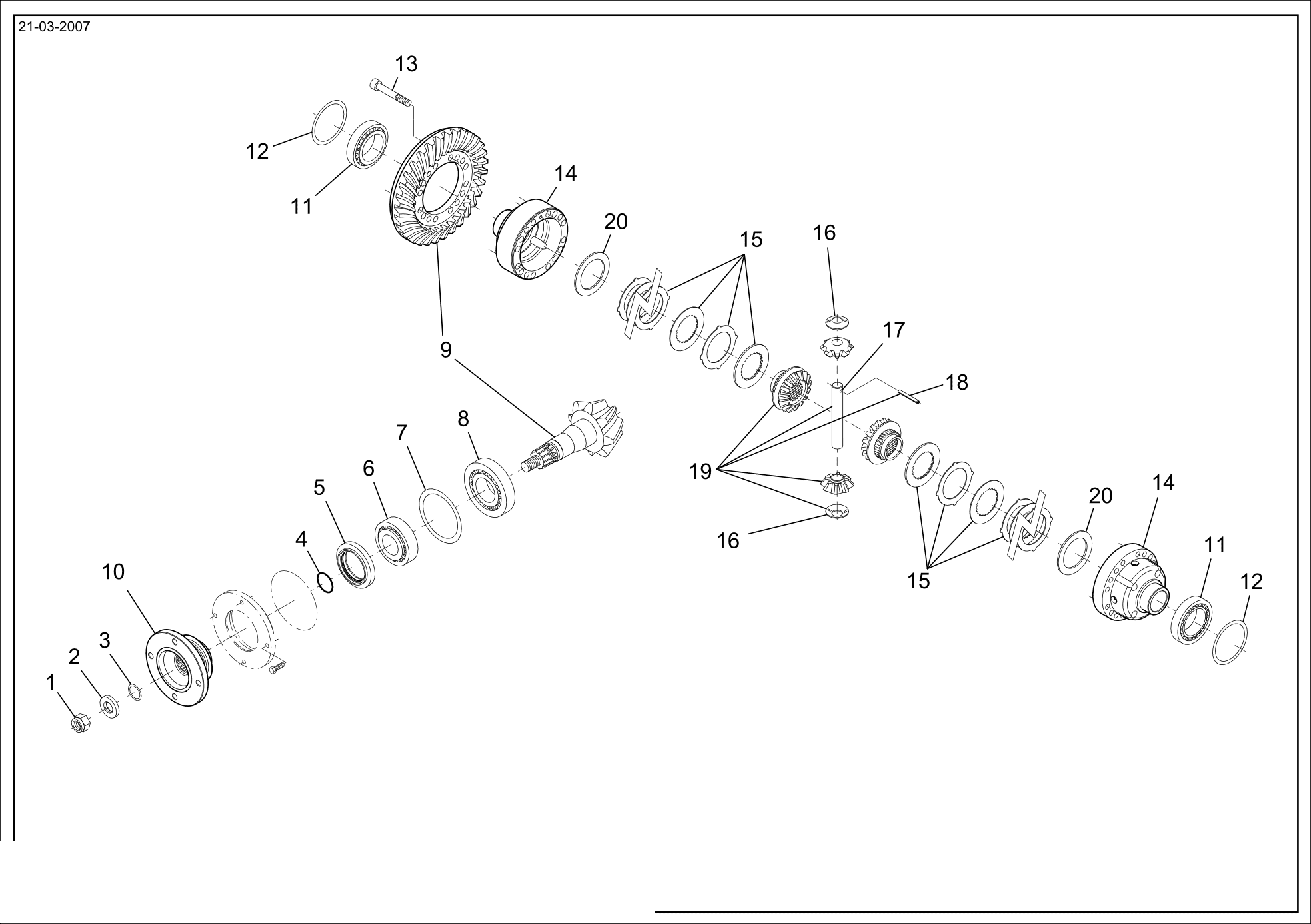 drawing for ERKUNT Y01197 - SELF LOCKING NUT (figure 3)