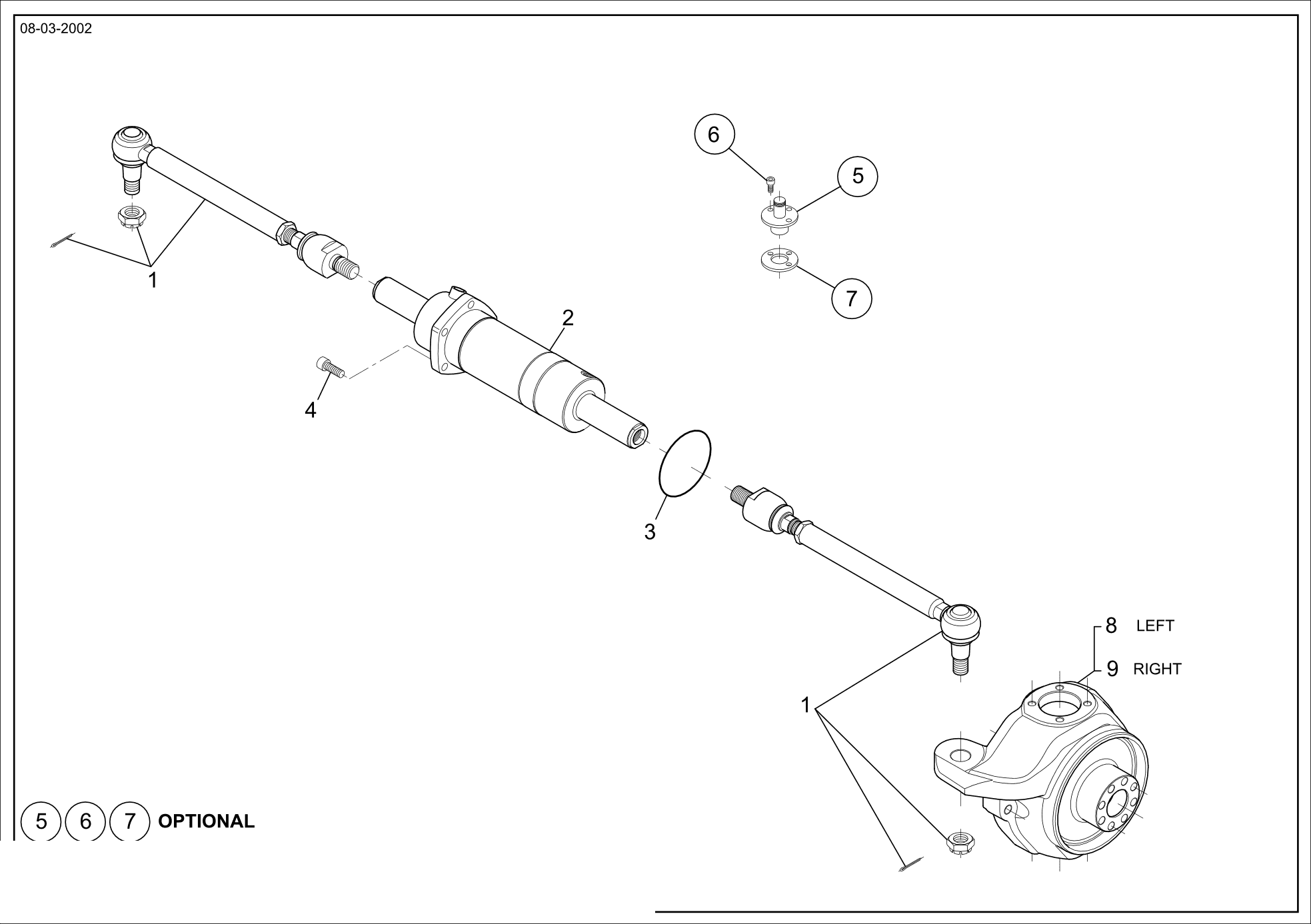 drawing for KRAMER 1000000389 - ELECTRONIC SENSOR (figure 1)