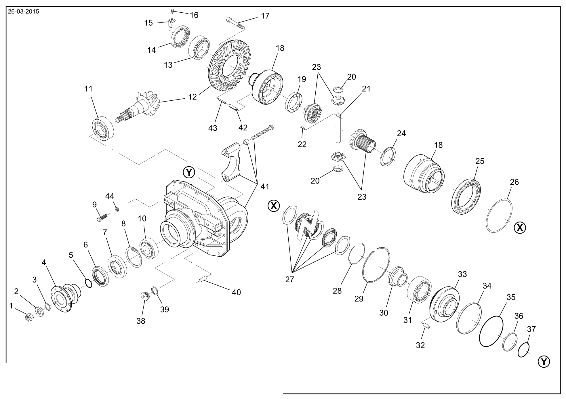 drawing for CNH NEW HOLLAND 87611390 - SHIM (figure 3)