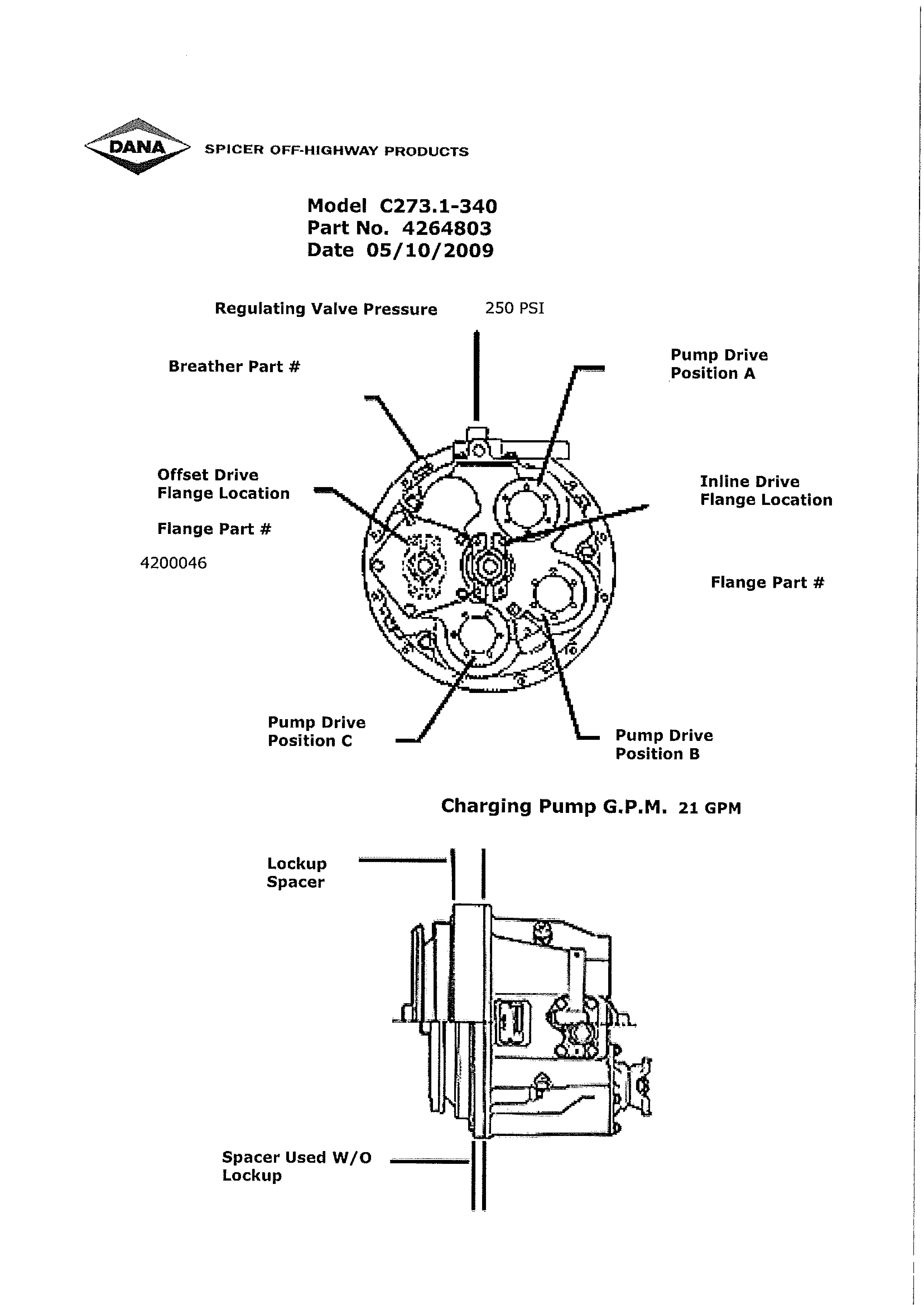 drawing for PETTIBONE (BARKO) 00A12696-485 - PUMP KIT (figure 1)