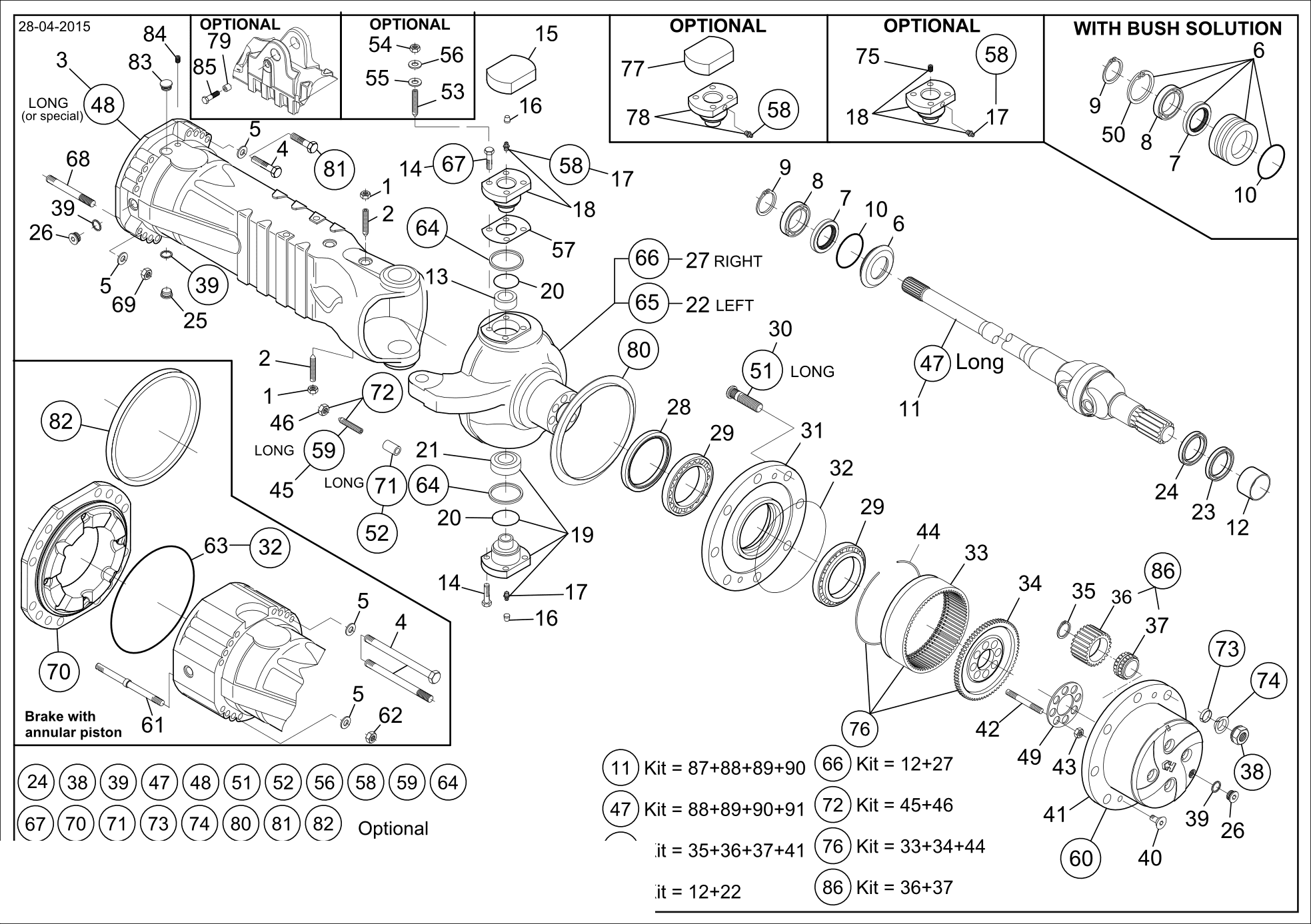 drawing for CNH NEW HOLLAND 87483791 - STEERING CASE (figure 2)