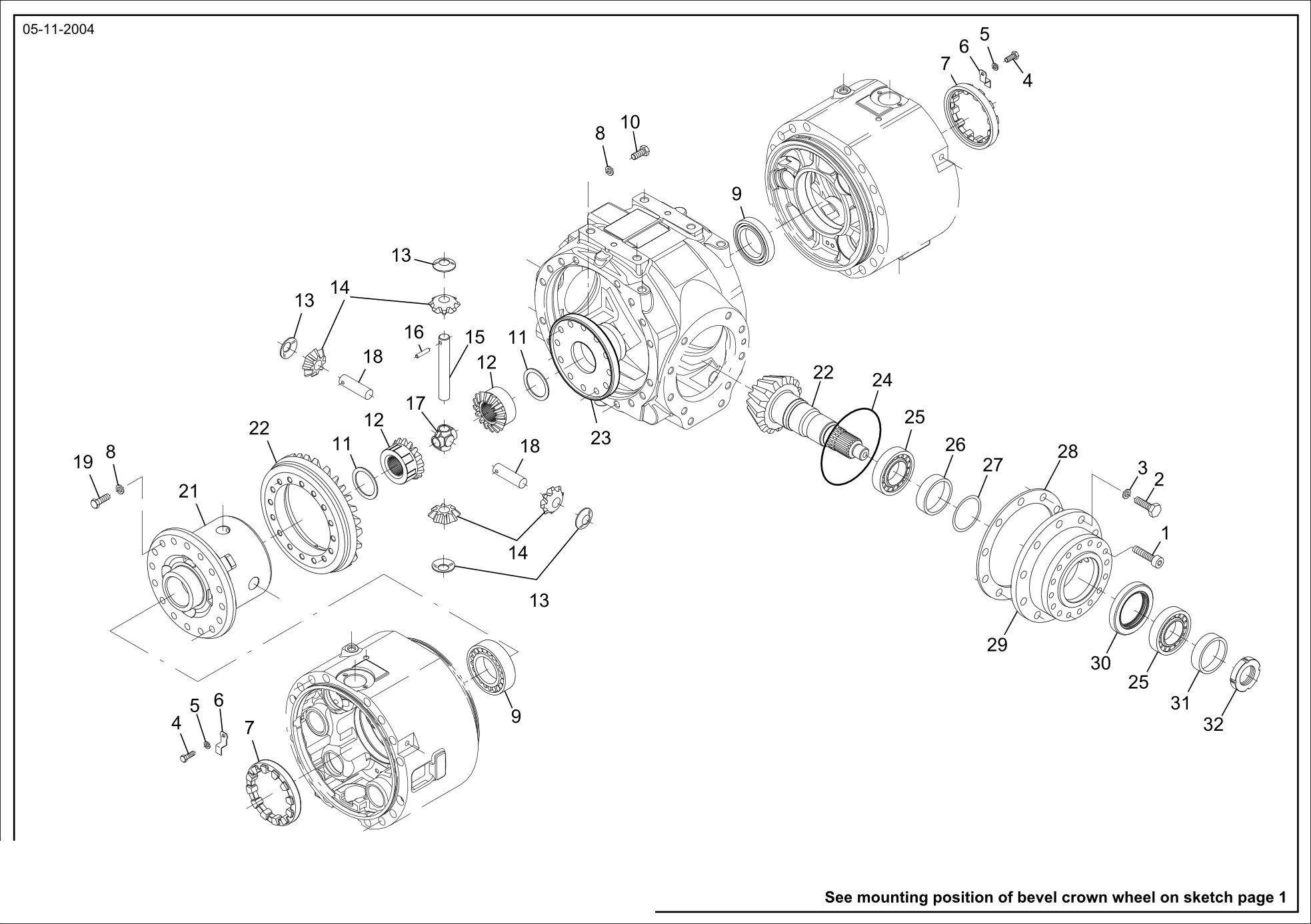 drawing for TIMKEN 32214-90KA1 - TAPER ROLLER BEARING (figure 5)