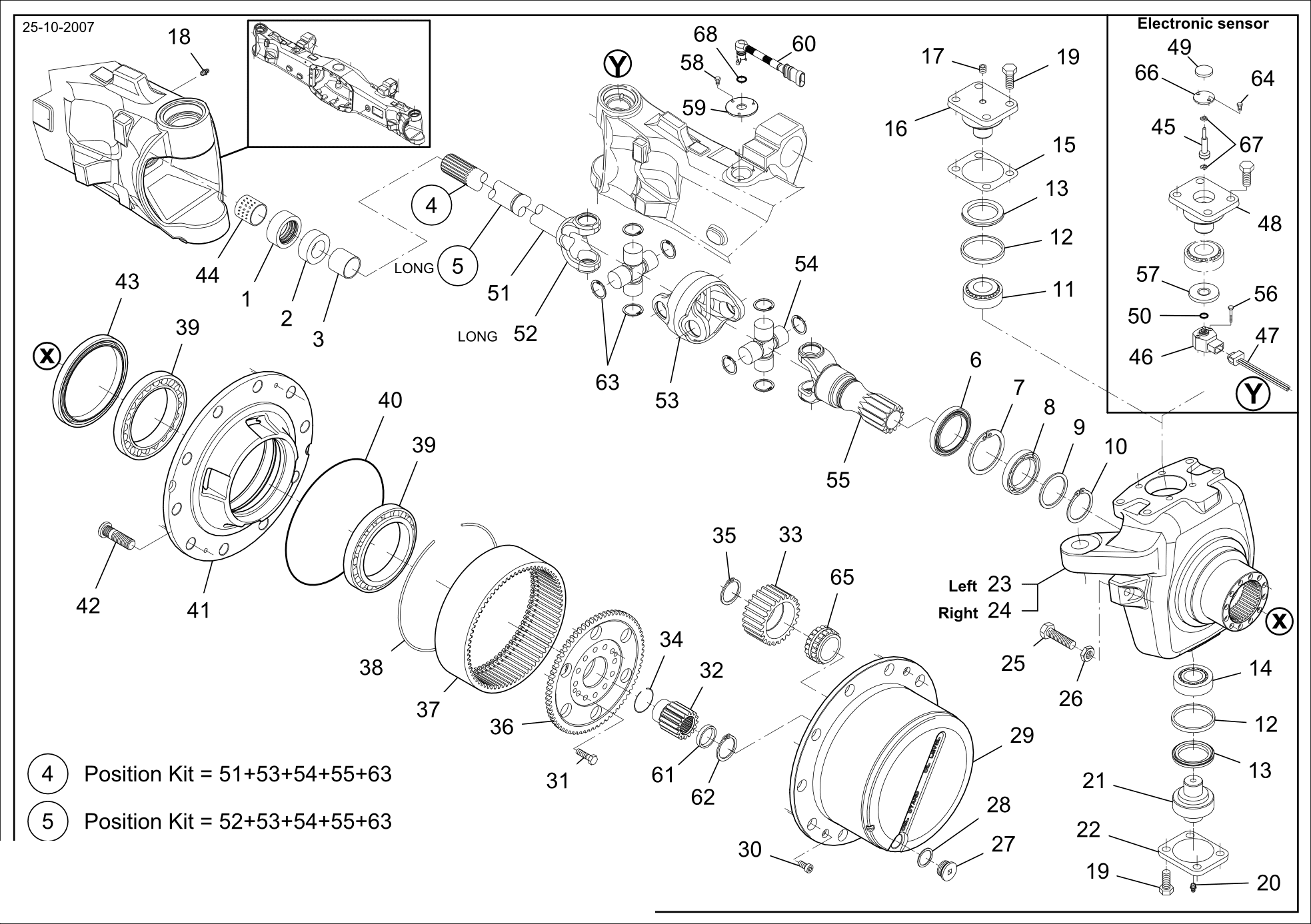 drawing for MASSEY FERGUSON 005100497 - TAPER ROLLER BEARING (figure 5)