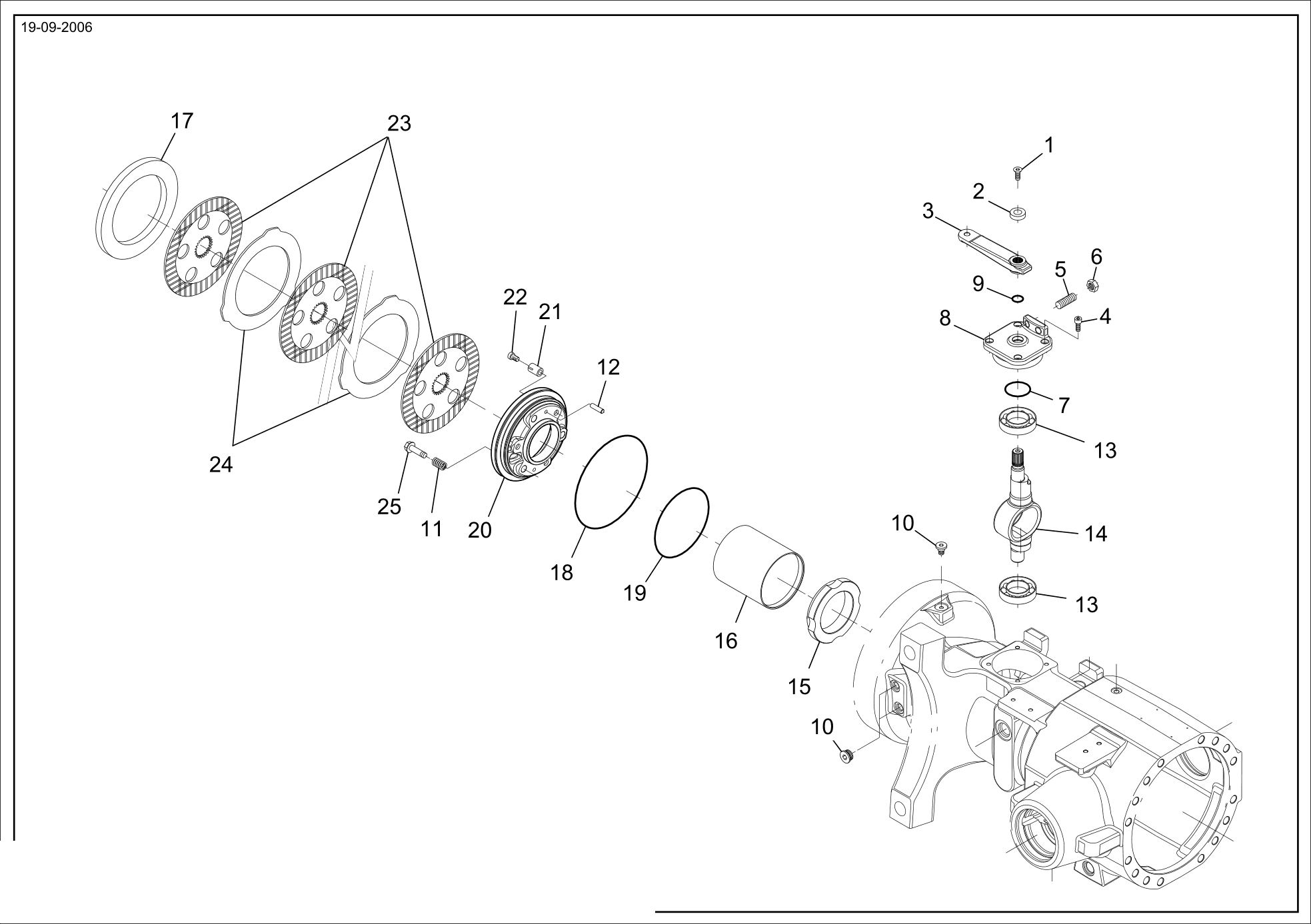 drawing for BOBCAT 2.109-00282 - BEARING (figure 5)