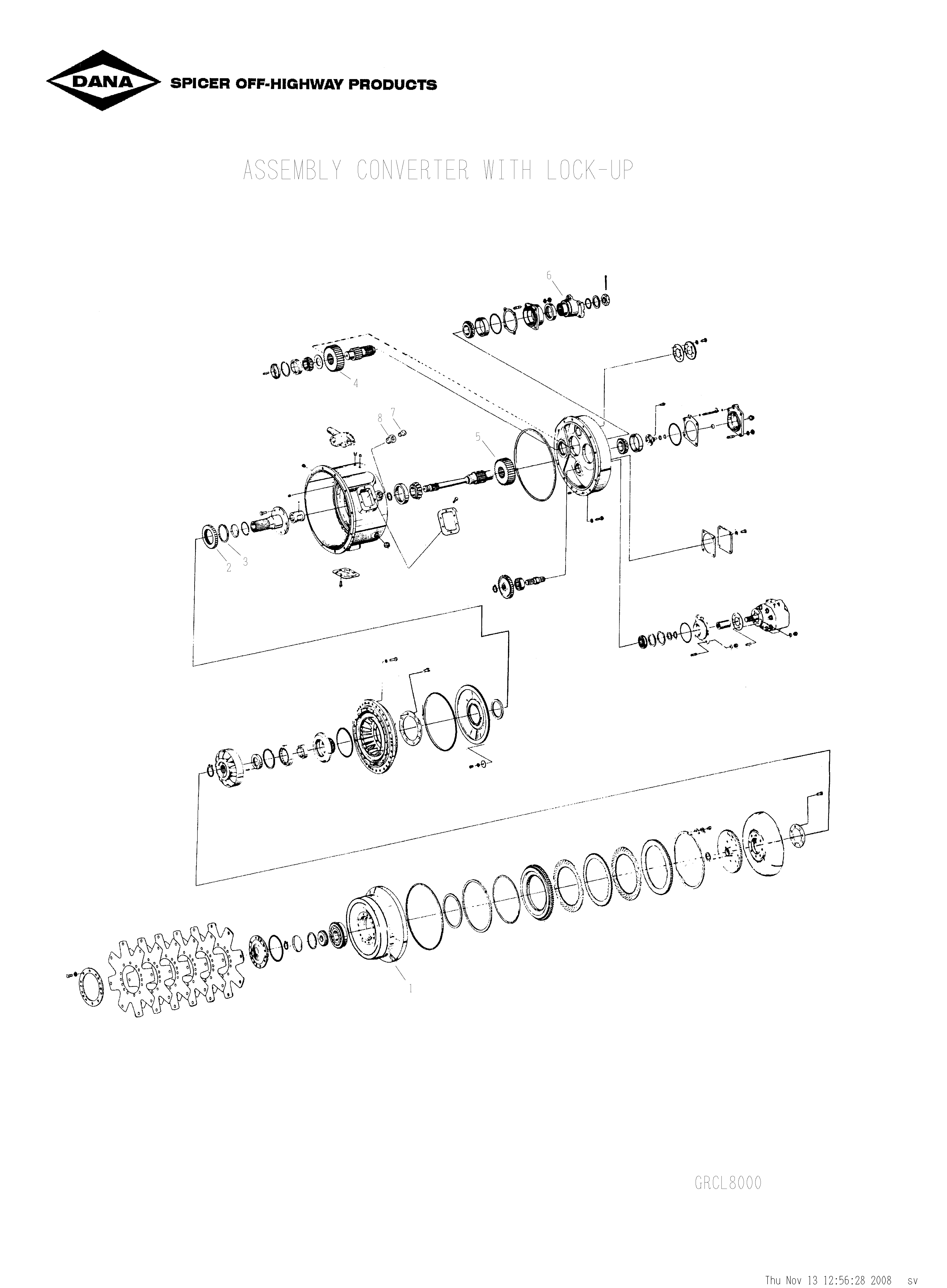 drawing for SANY 60121069 - ADAPTOR (figure 2)