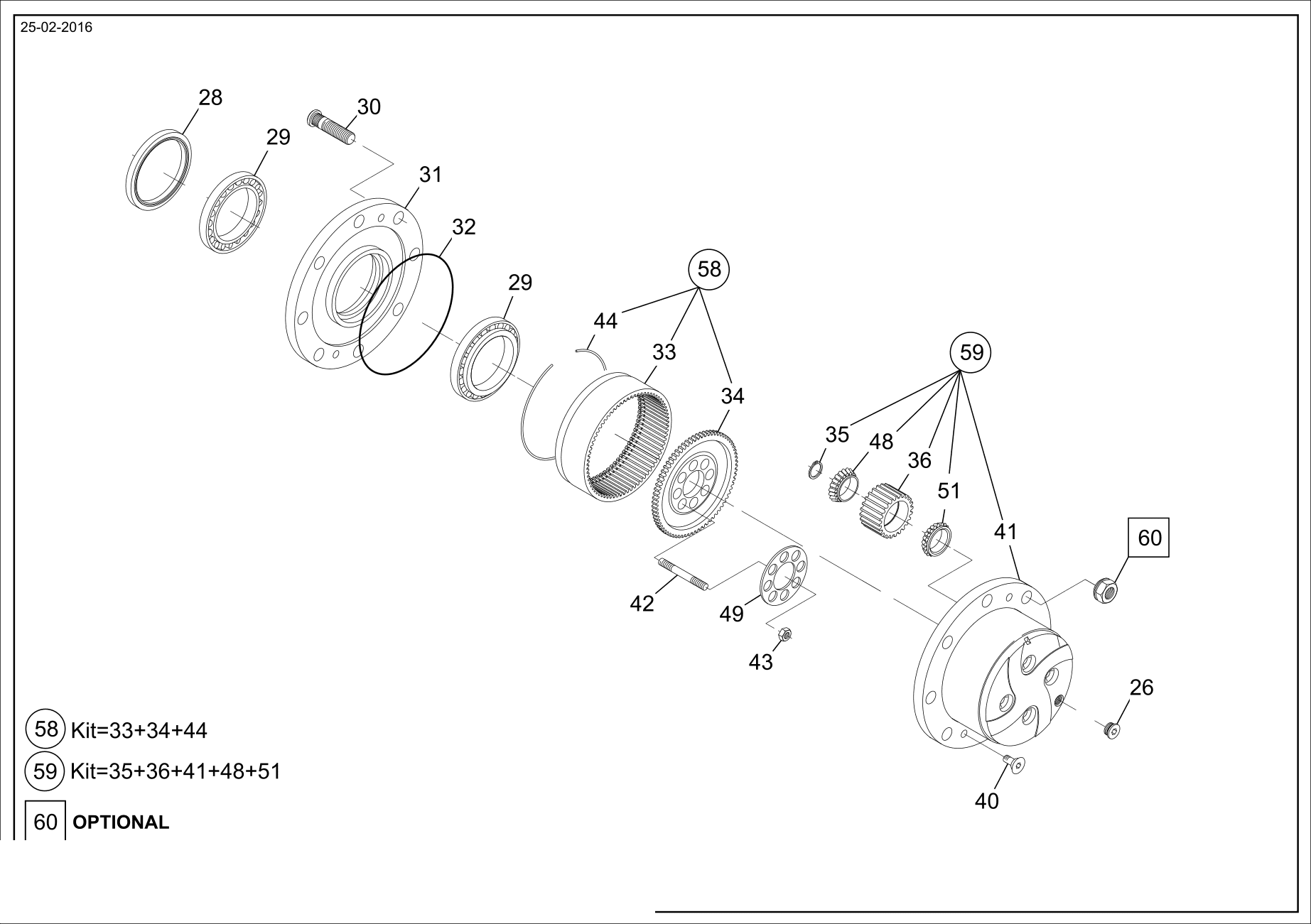 drawing for CNH NEW HOLLAND 87701518 - WHEEL HUB (figure 3)