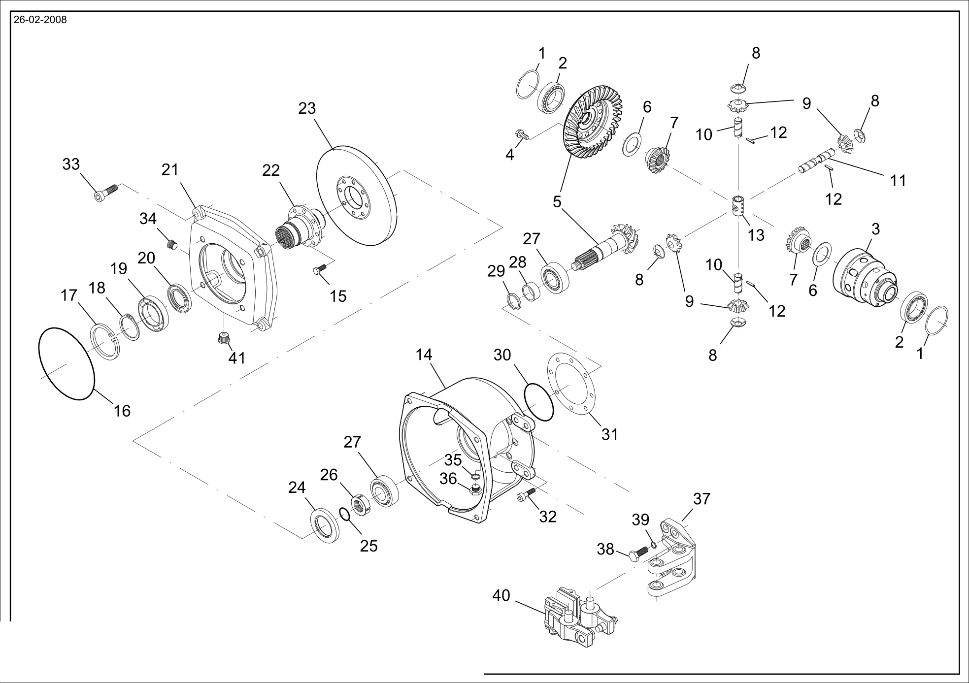 drawing for AEBI SCHMIDT GMBH 1115314-6 - RING NUT (figure 1)