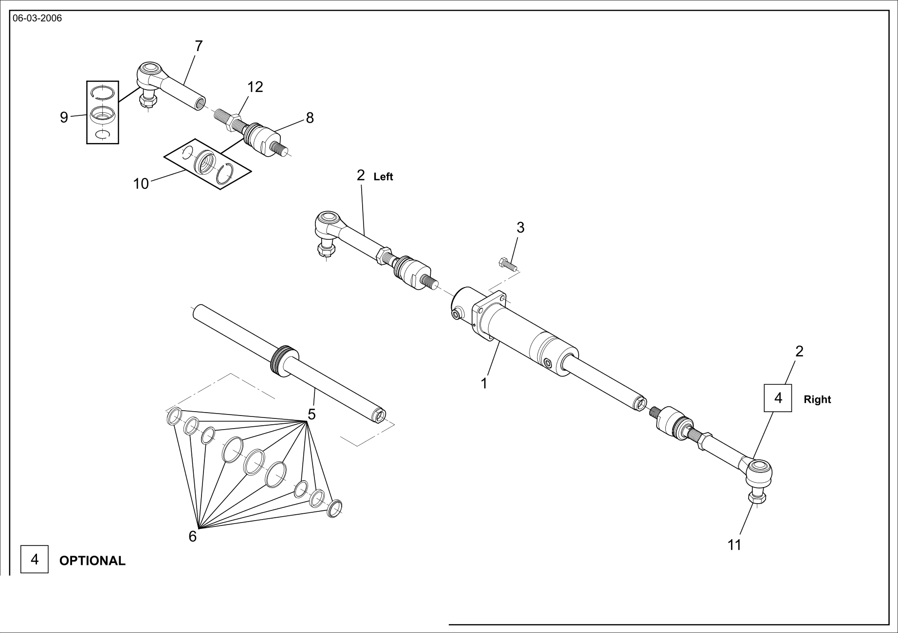 drawing for AGCO 6063884 - NUT (figure 2)