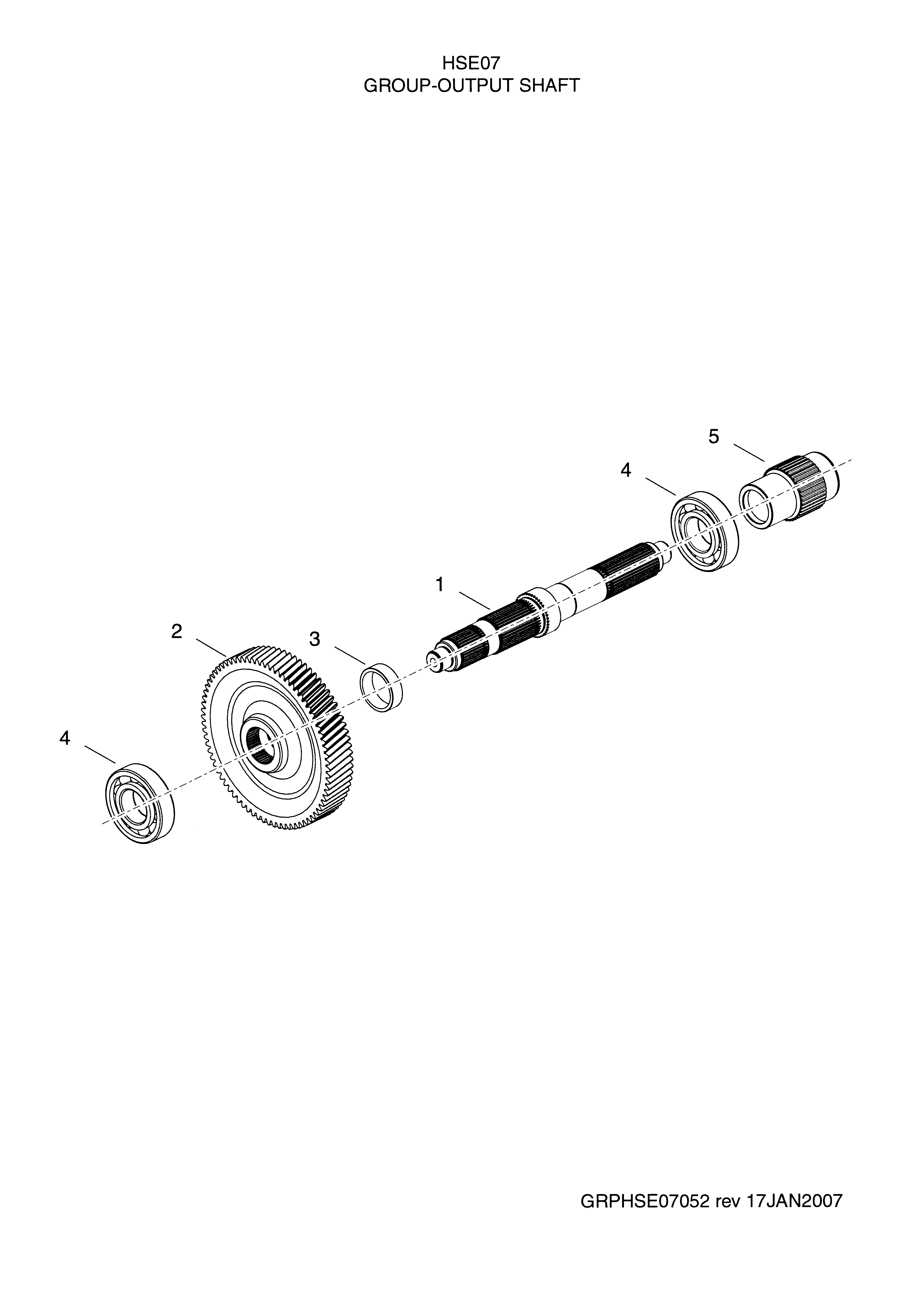 drawing for CNH NEW HOLLAND D55254 - BALL BEARING (figure 2)