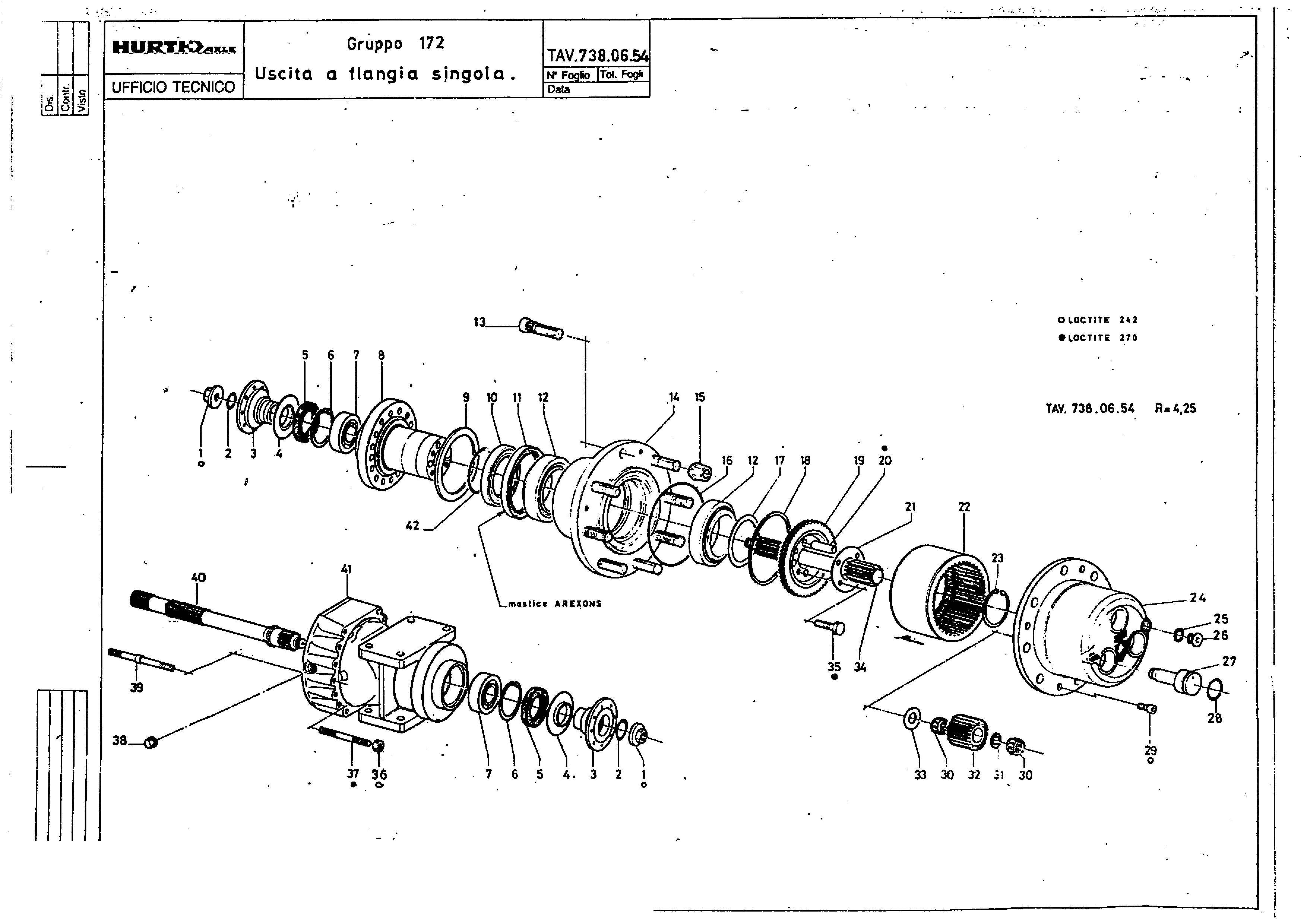 drawing for ATLAS WEYHAUSEN 2902732 - FLANGE (figure 4)