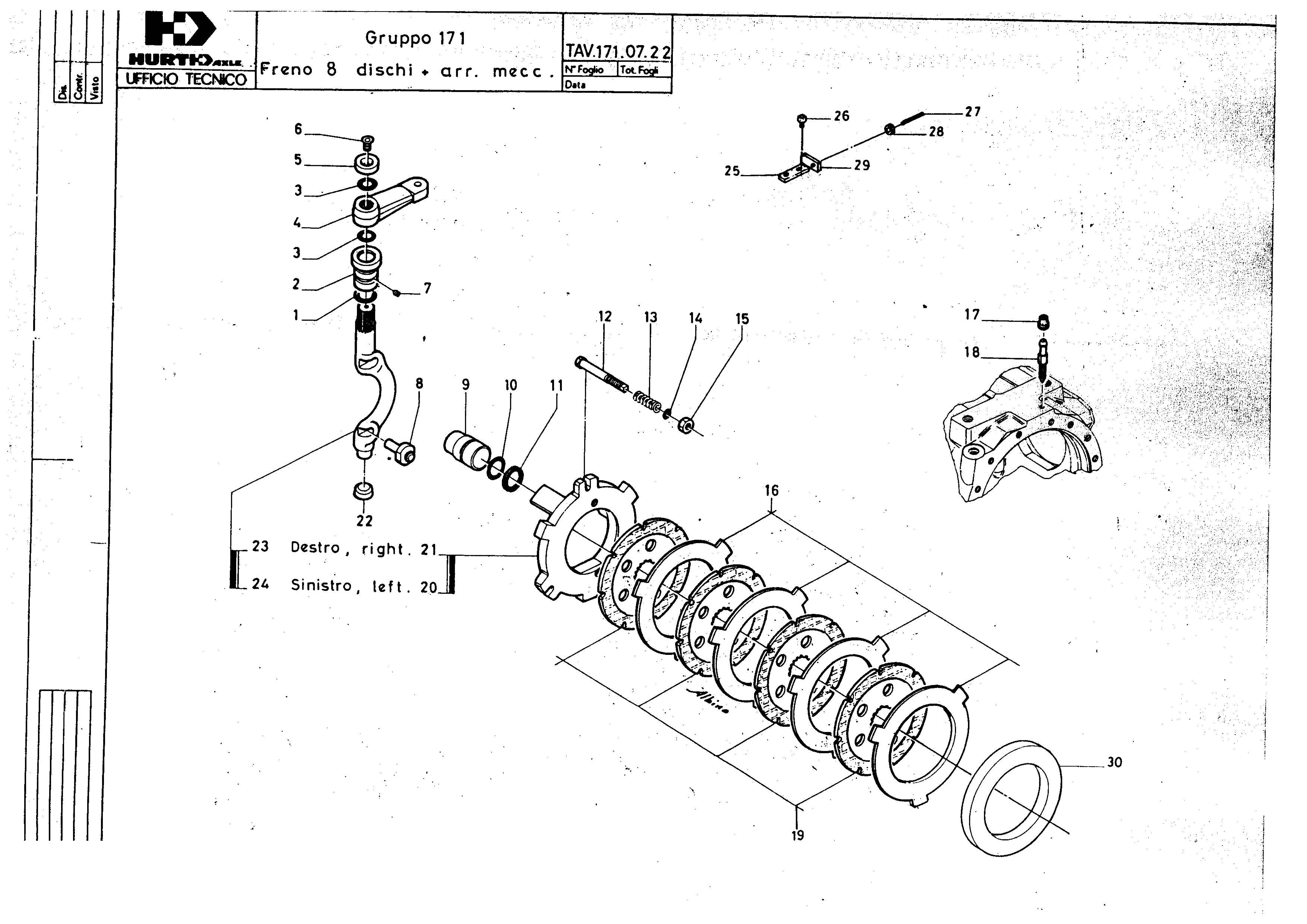 drawing for HURTH 171.07.002.03 - FRICTION PLATE (figure 5)