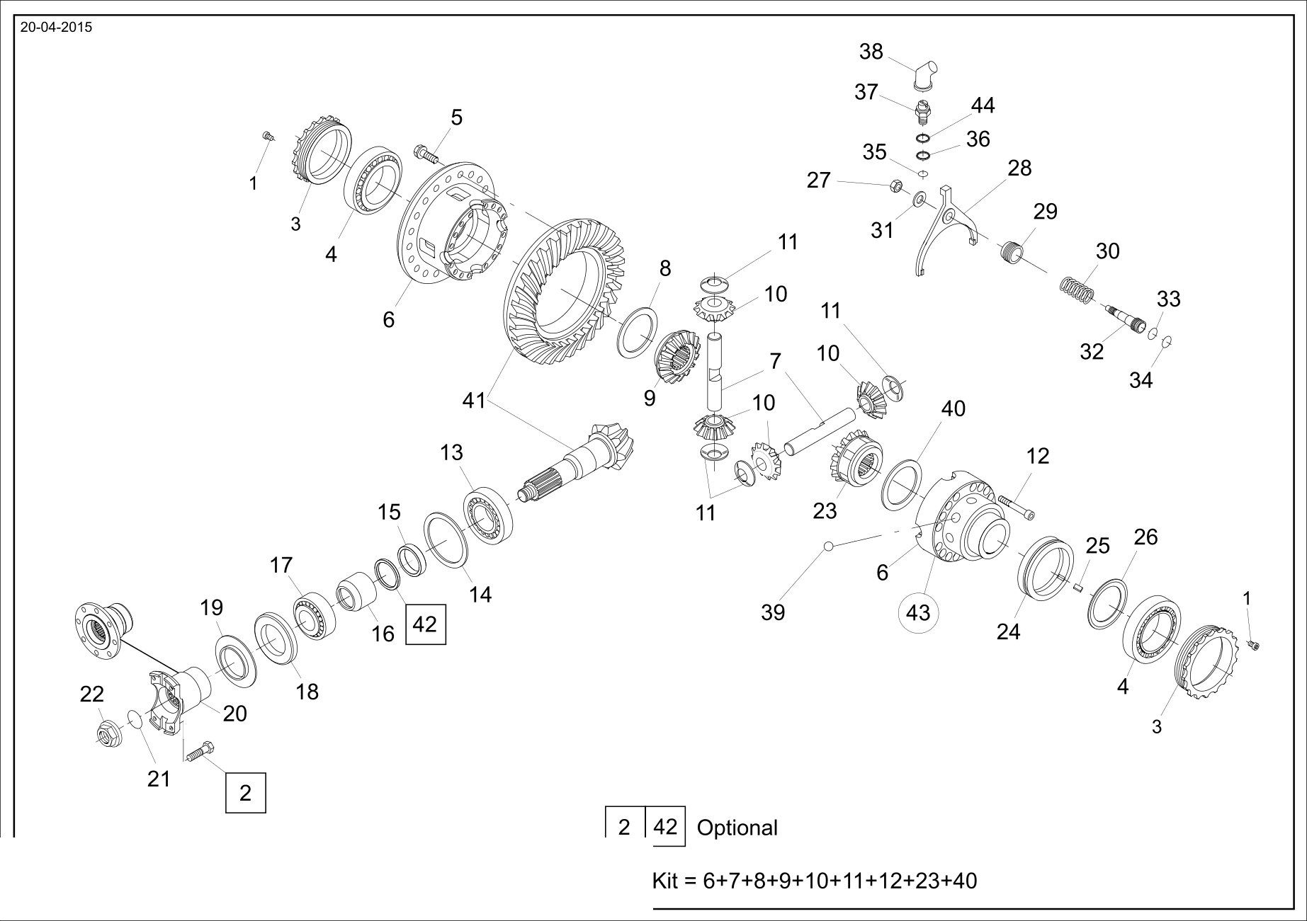drawing for MERLO 048795 - GASKET (figure 5)